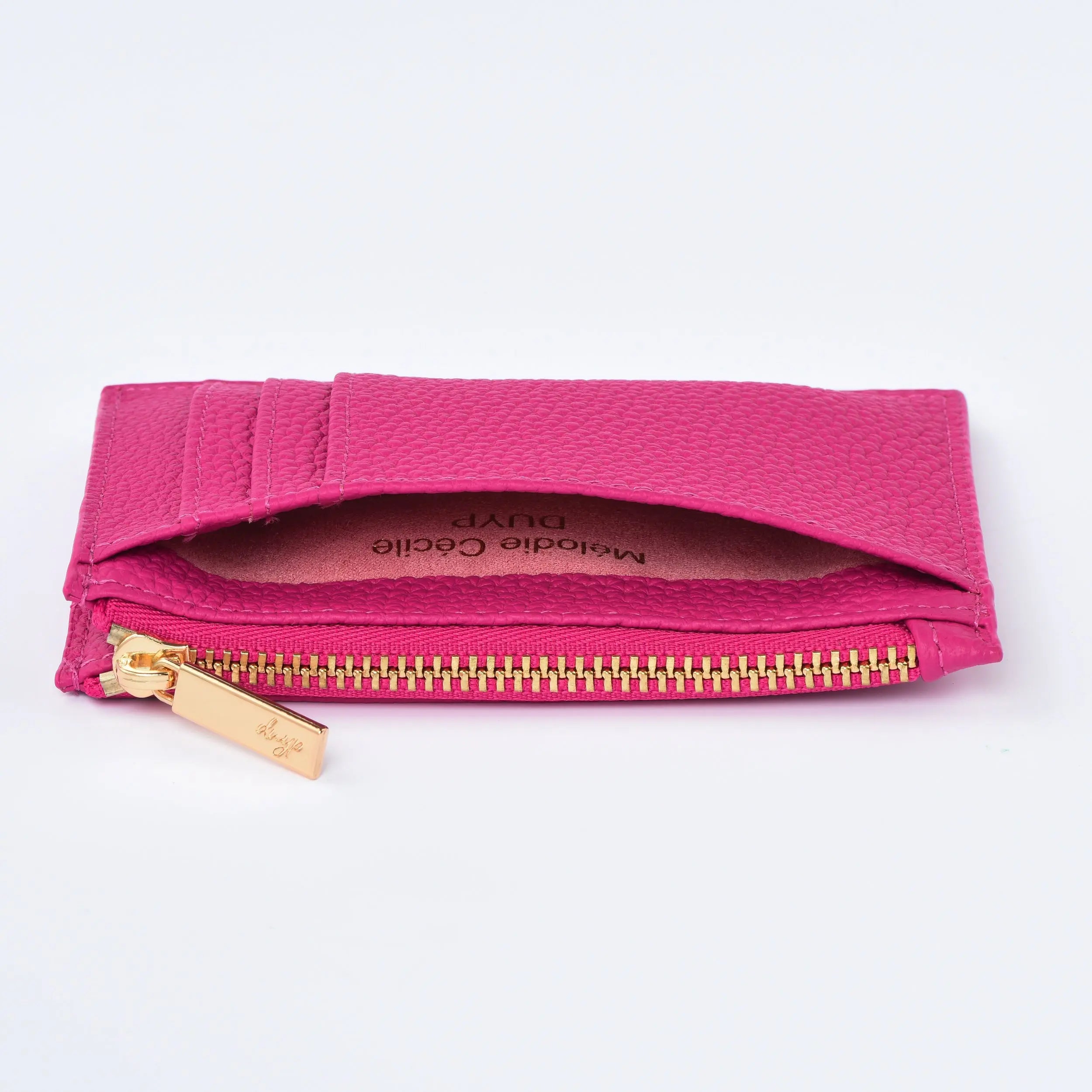 Togo Leather Zipped Card Holder Coin case dressupyourpurse