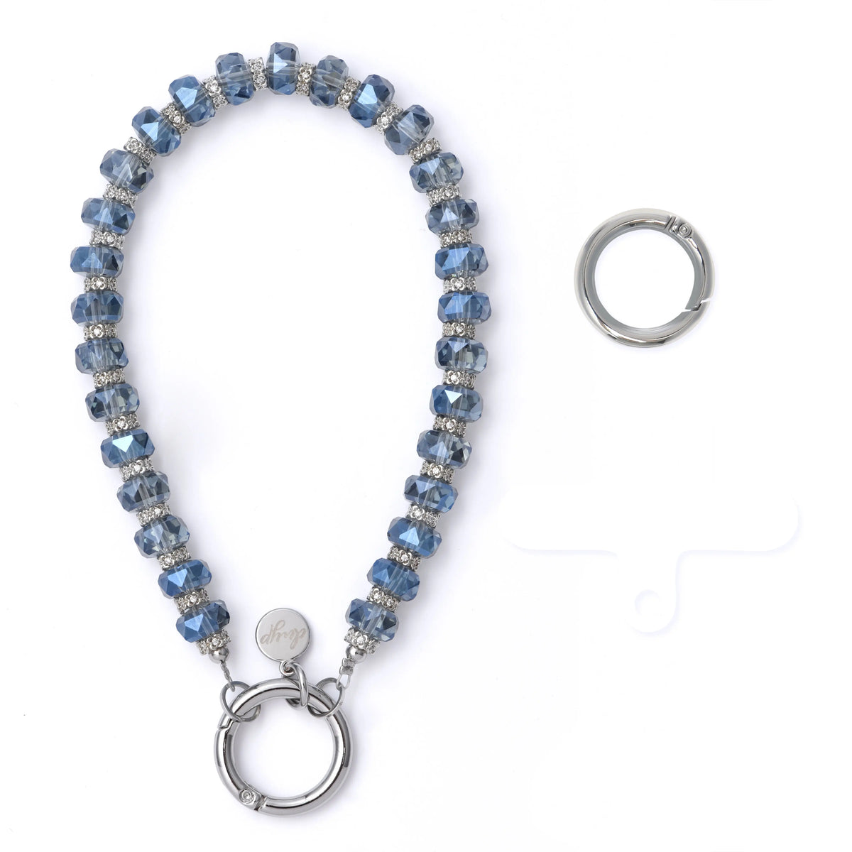 Crystal Charm Wristlet – Glass Beaded Phone Wrist Strap & Bag Charm dressupyourpurse