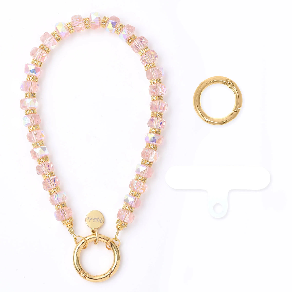 Crystal Charm Wristlet – Glass Beaded Phone Wrist Strap & Bag Charm dressupyourpurse