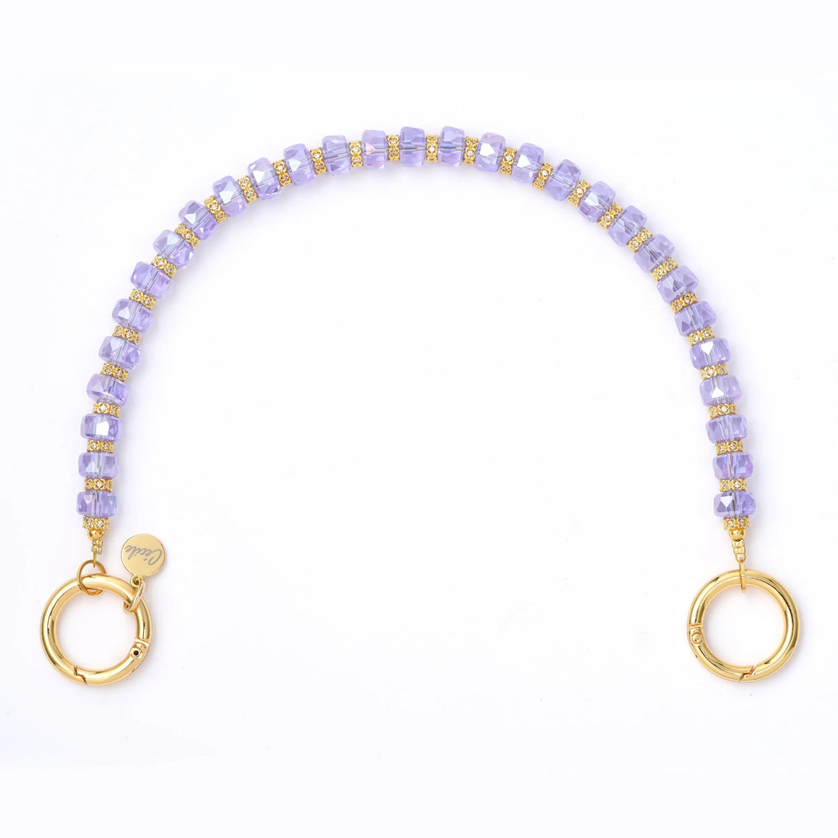 Crystal Charm Wristlet – Glass Beaded Phone Wrist Strap & Bag Charm dressupyourpurse