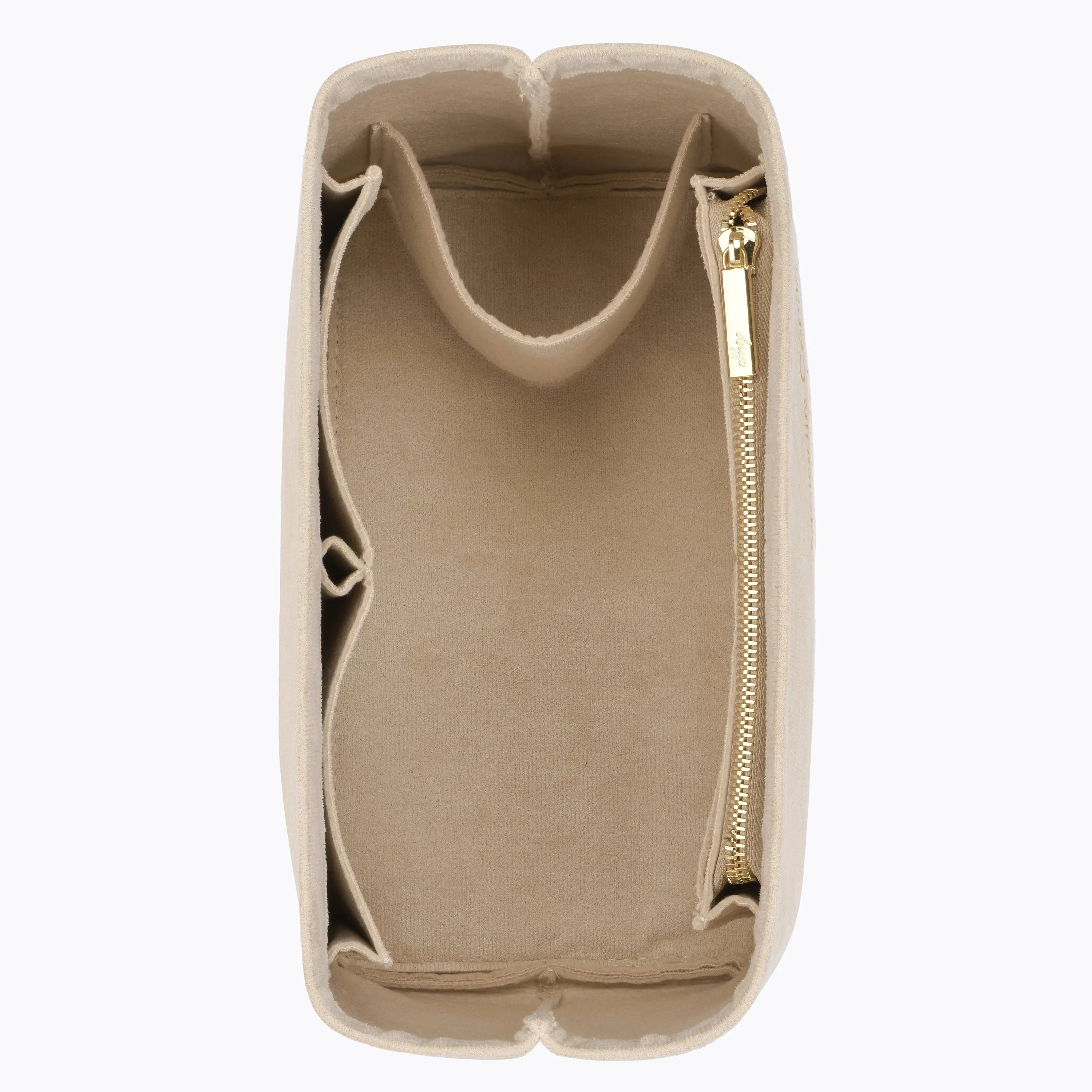 Suede Cotton Organizer for Le Pliage Tote S / M dressupyourpurse