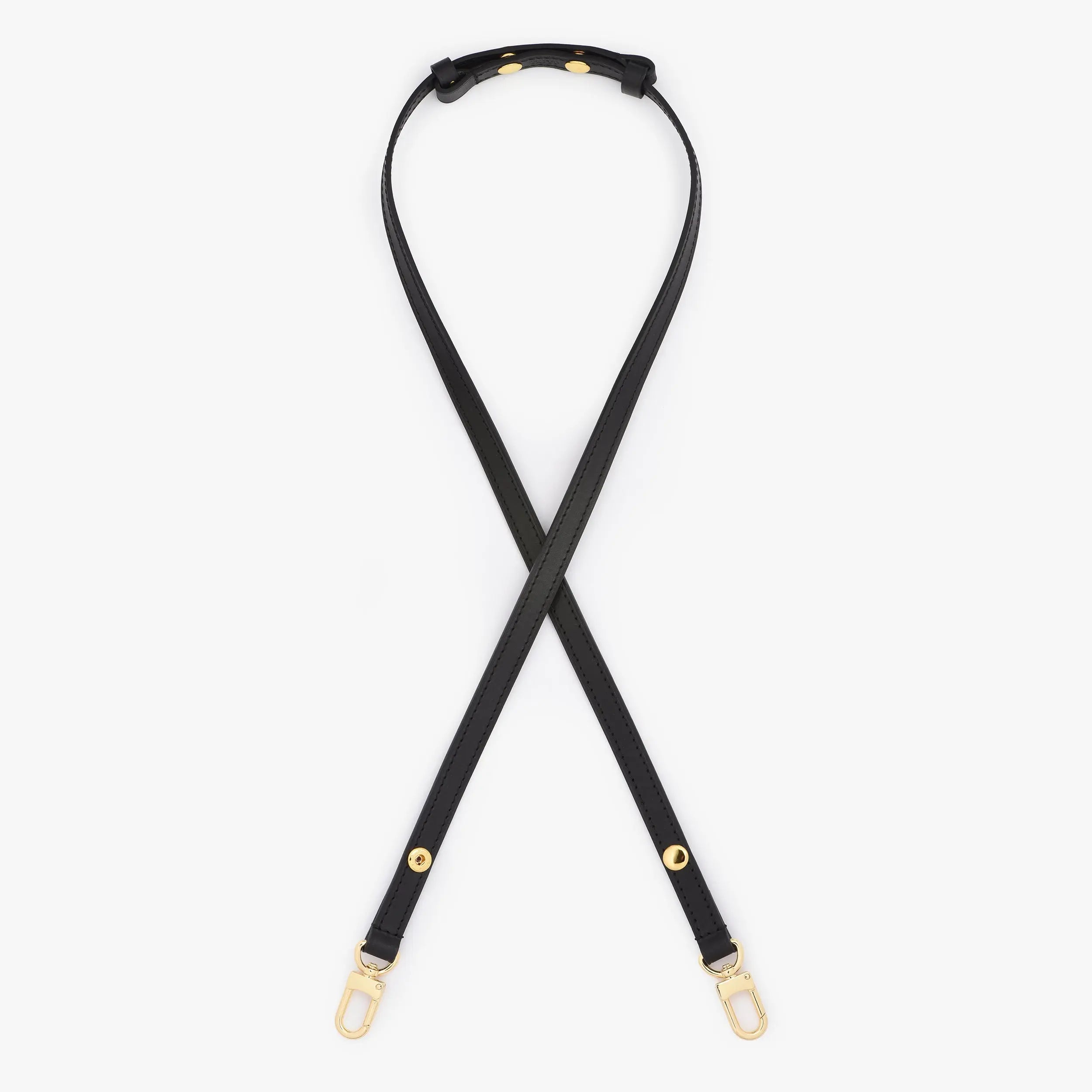 2-in-1 crossbody and shoulder leather button adjustable strap - (Vachetta and Togo) dressupyourpurse