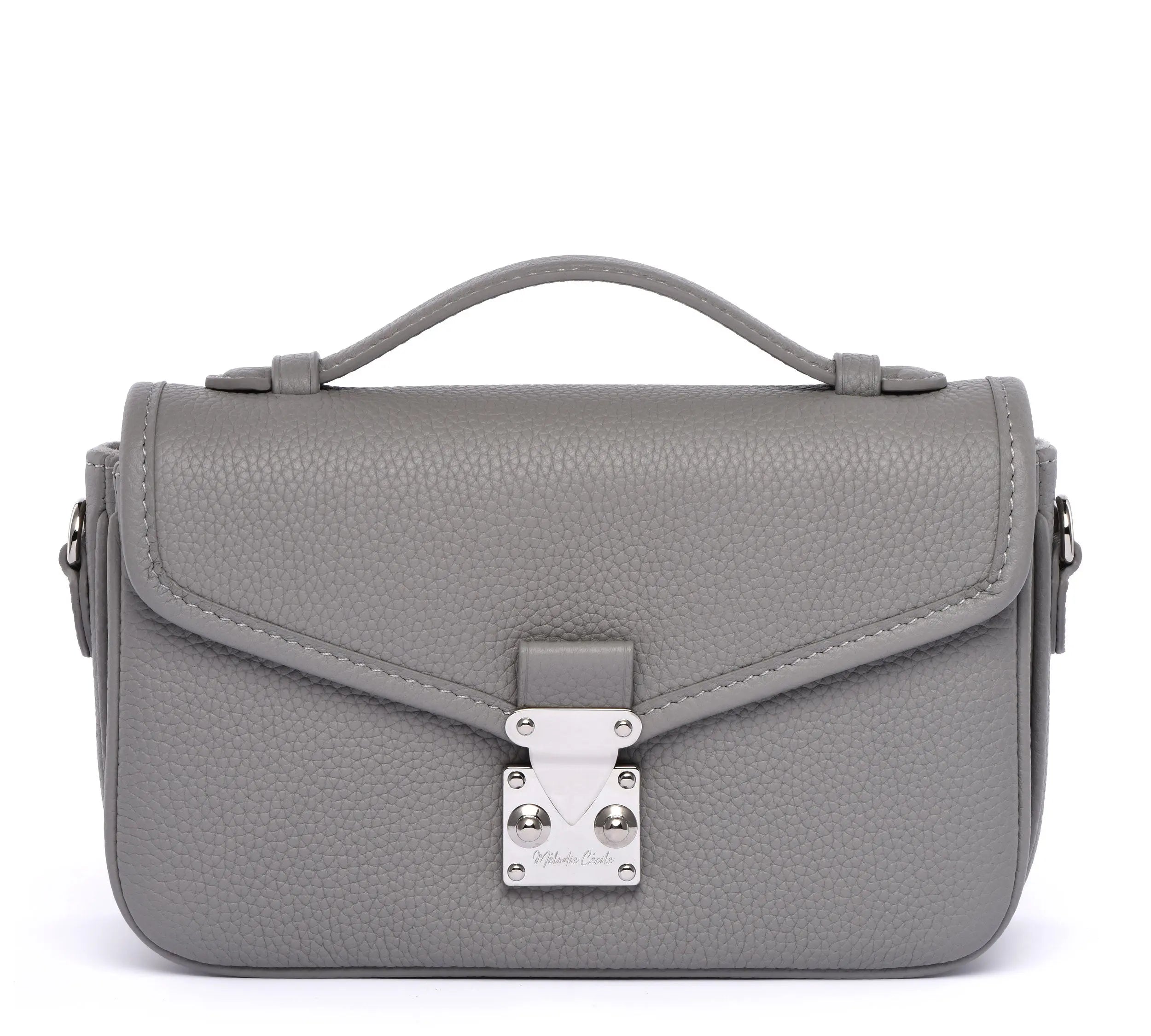 PETIT PARIS 15 - Crossbody bag - Pearl Grey / Silver Hardware dressupyourpurse