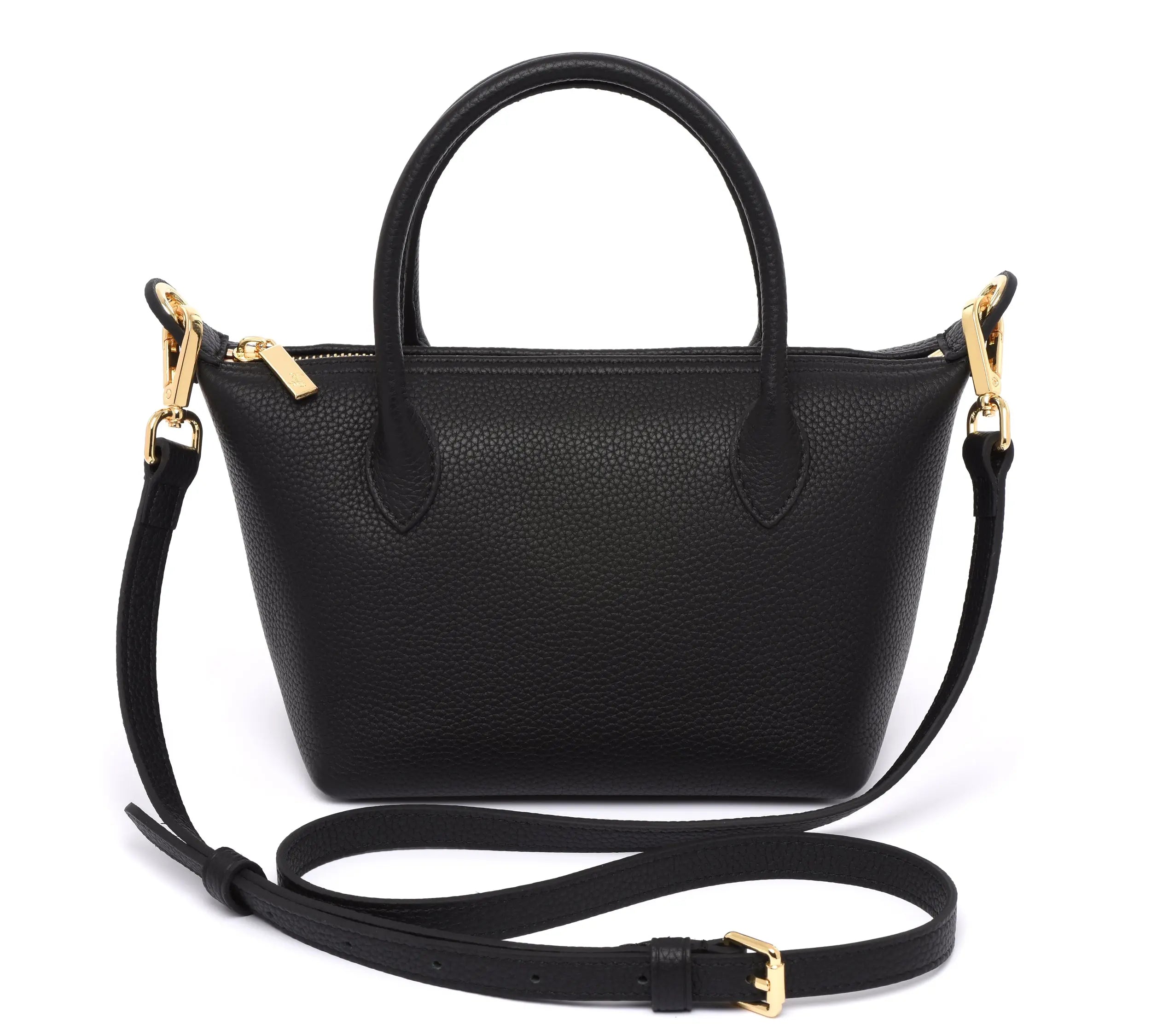 Calvi - Compact Tote Bag - Black dressupyourpurse