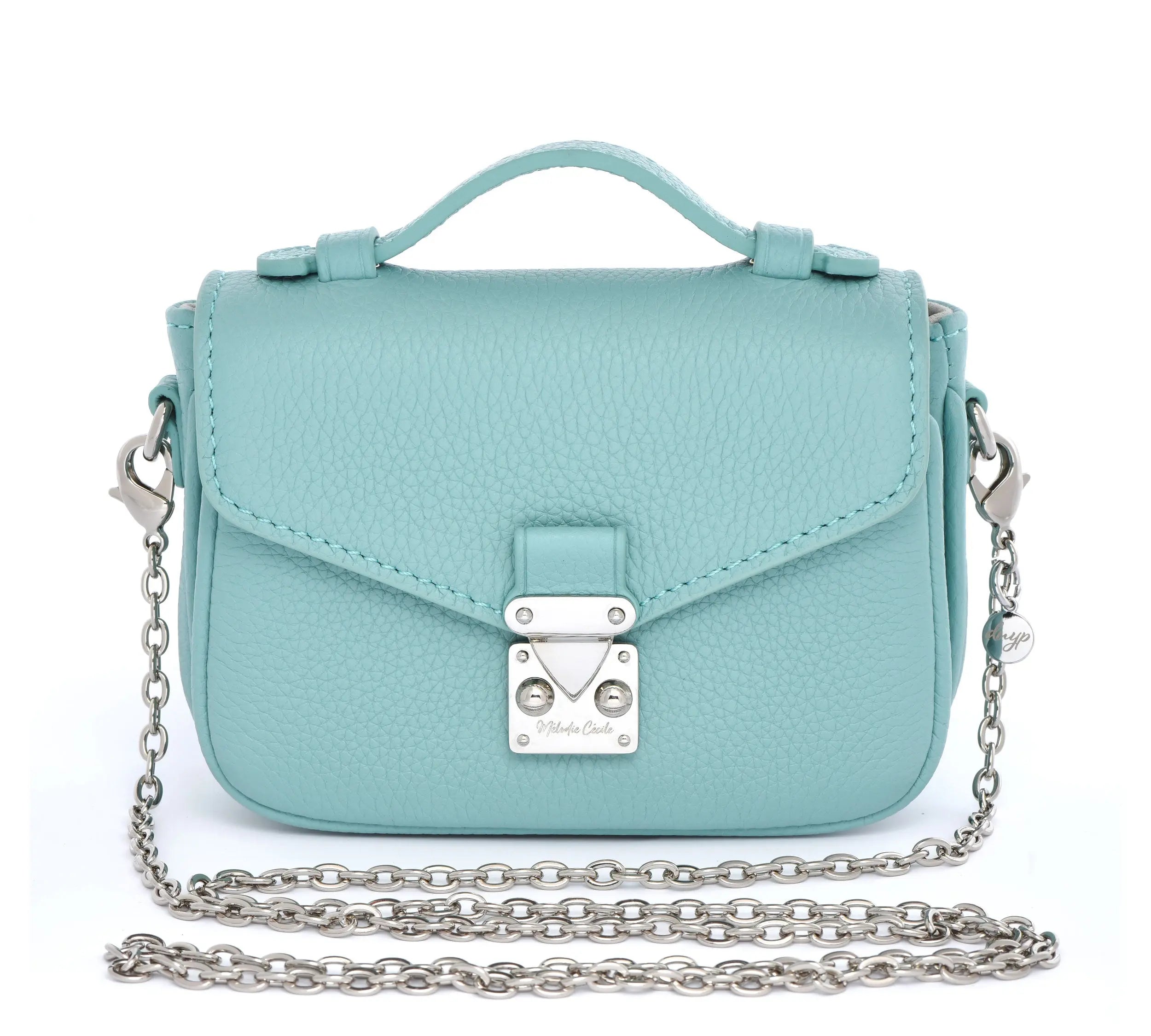 Micro Paris 15 - Togo Leather - Tiffany Blue dressupyourpurse