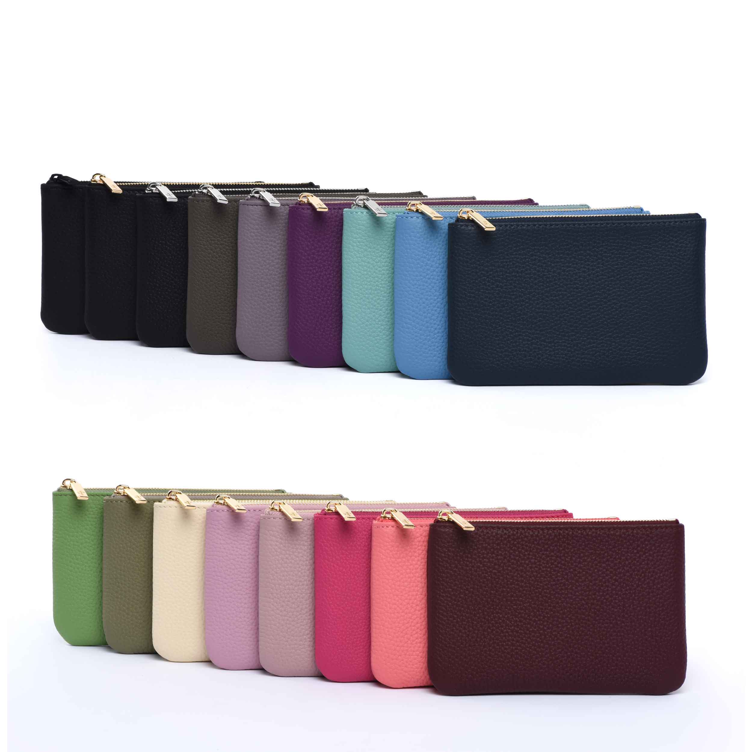 MINI 'M' Case - Togo Leather Zipped Pouch dressupyourpurse