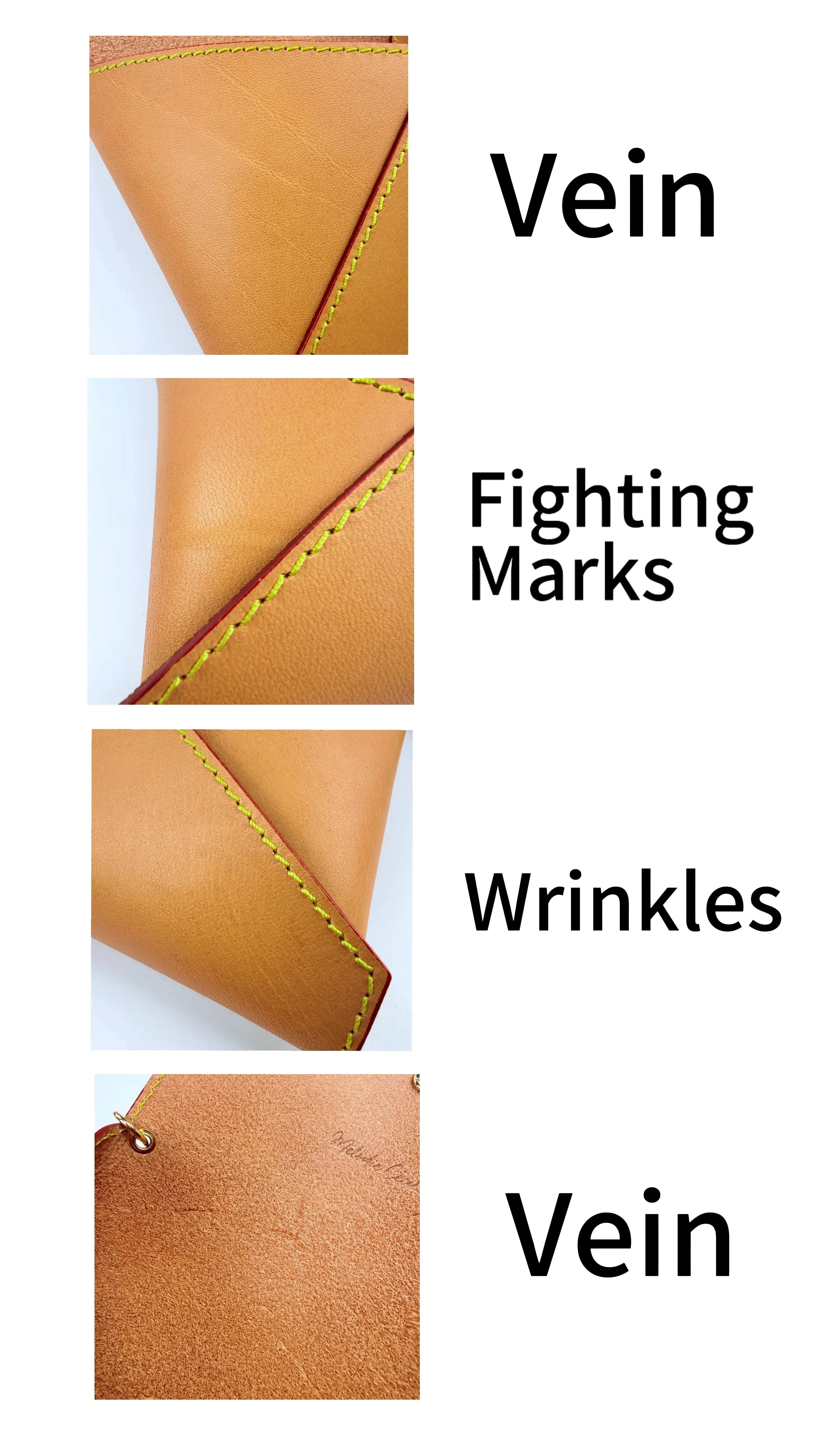 Honey Vachetta Leather - Envelope trio - Clutch Set dressupyourpurse