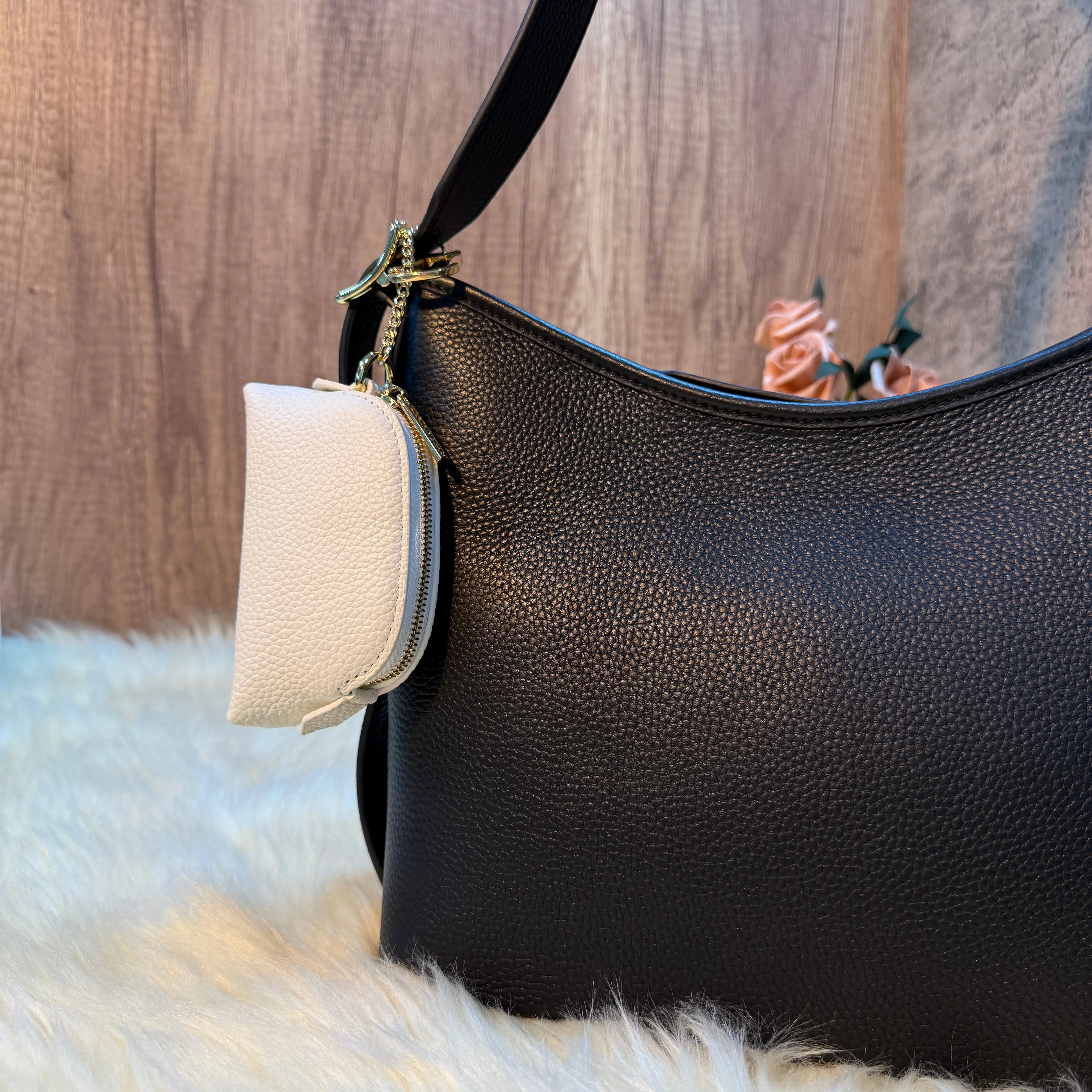 The Lippy Case - Togo Leather Mini Cosmetic Pouch dressupyourpurse