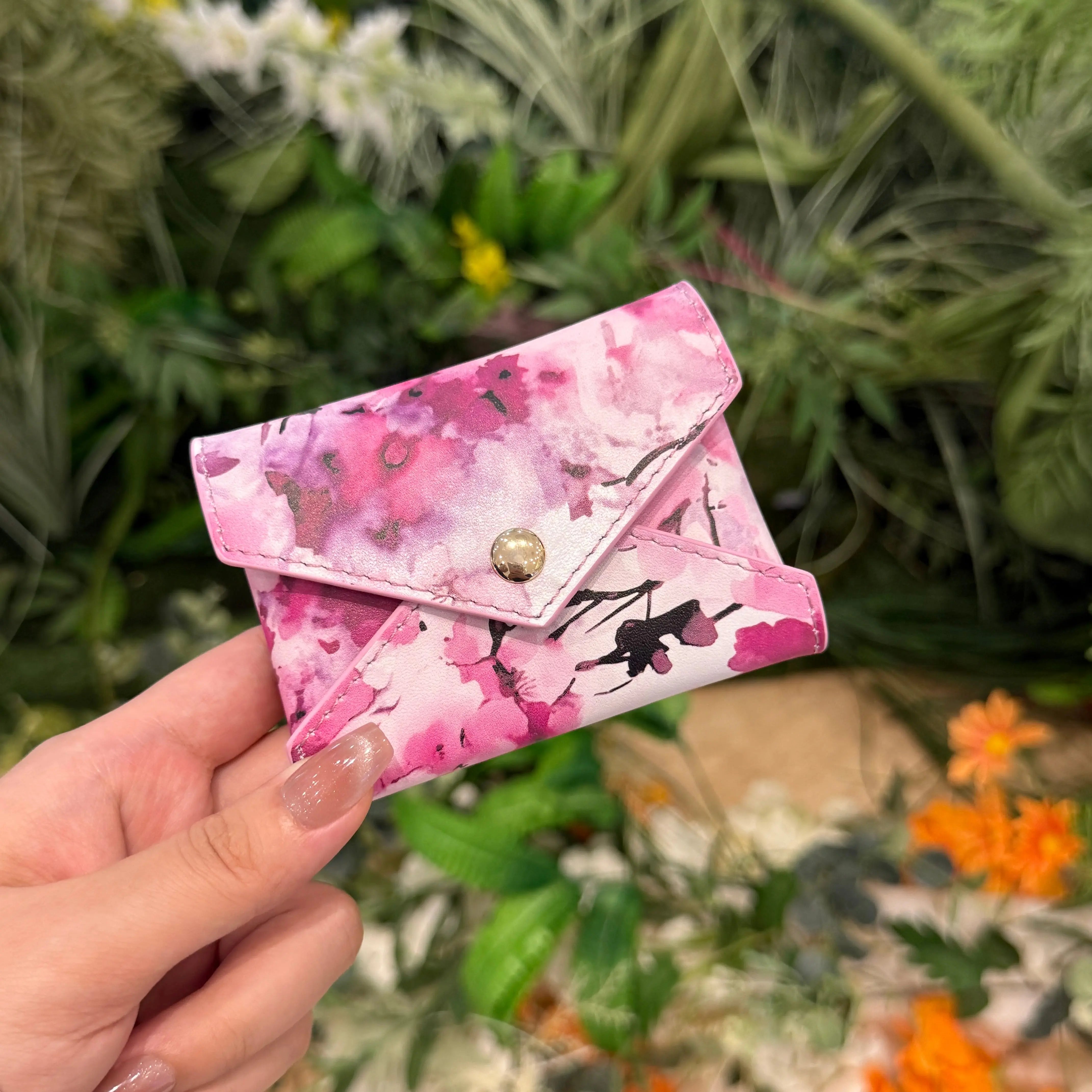 SAKURA COLLECTION - Mini envelope - Card holder bag charm dressupyourpurse