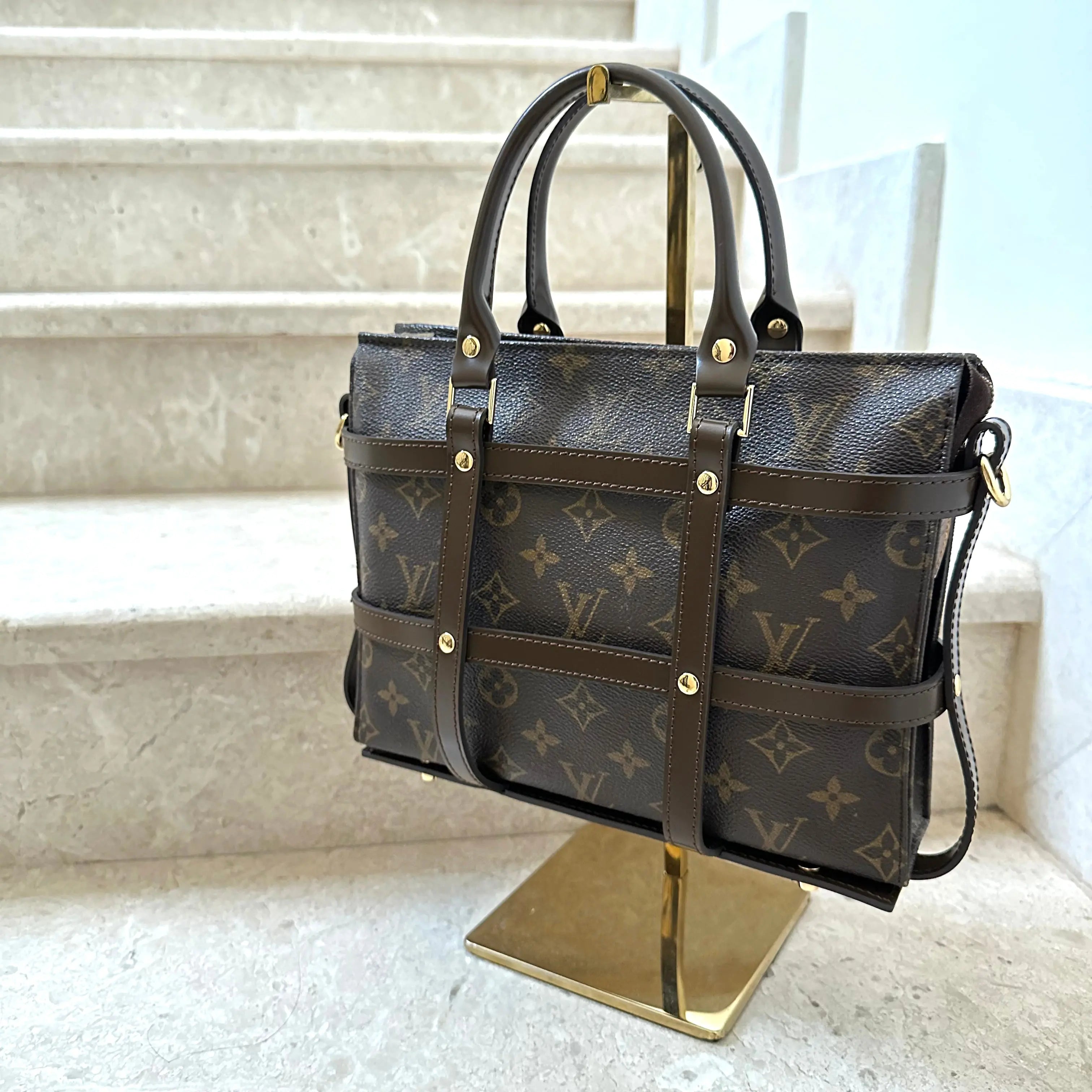 Brown Ebene cowhide Leather - Encasement for Toiletry 26 dressupyourpurse