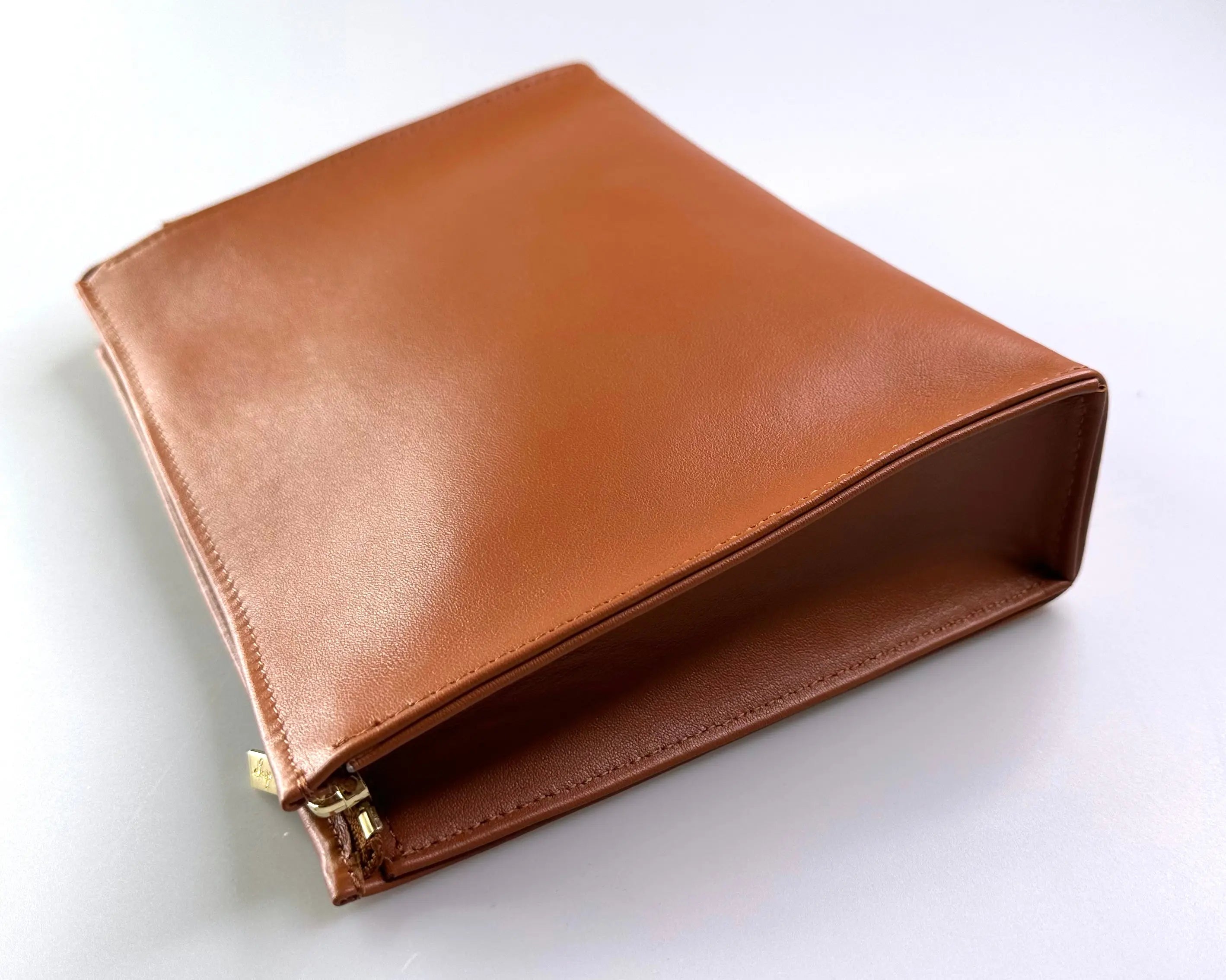 Leather Toiletry Pouch 26 - Brown dressupyourpurse