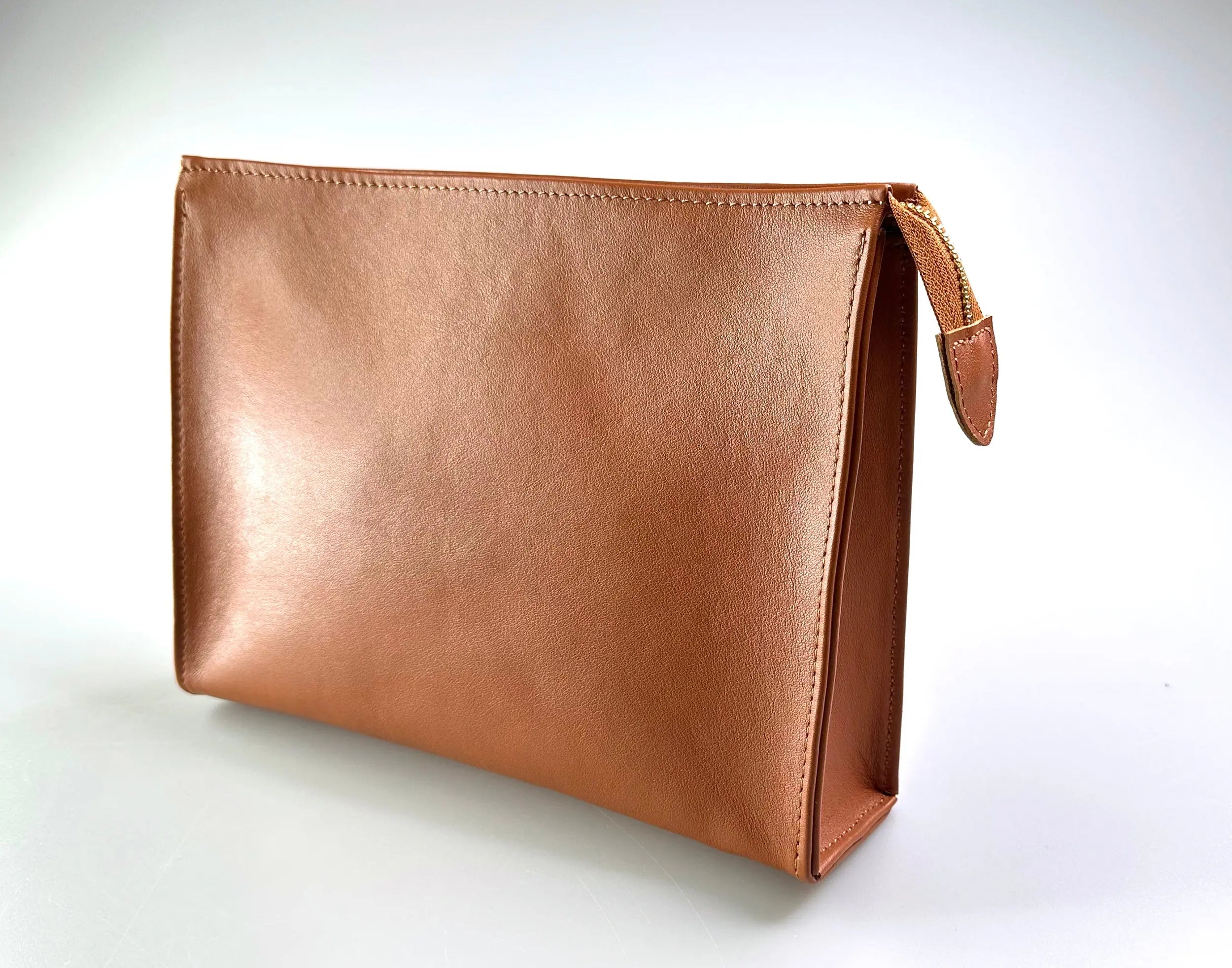 Leather Toiletry Pouch 26 - Brown dressupyourpurse