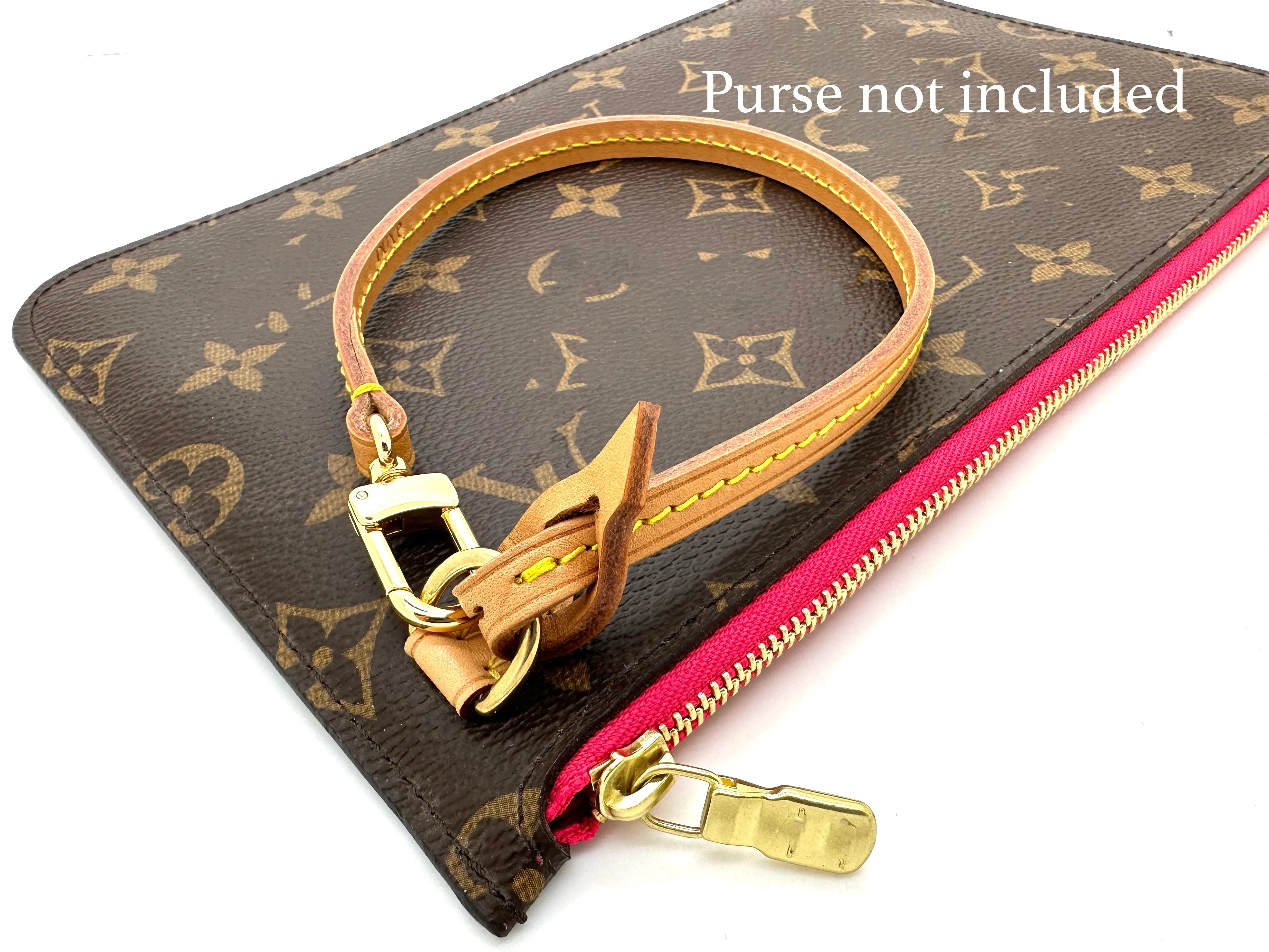 Wristlet Strap Replacement For Neverfull Pouch - 5 colors dressupyourpurse