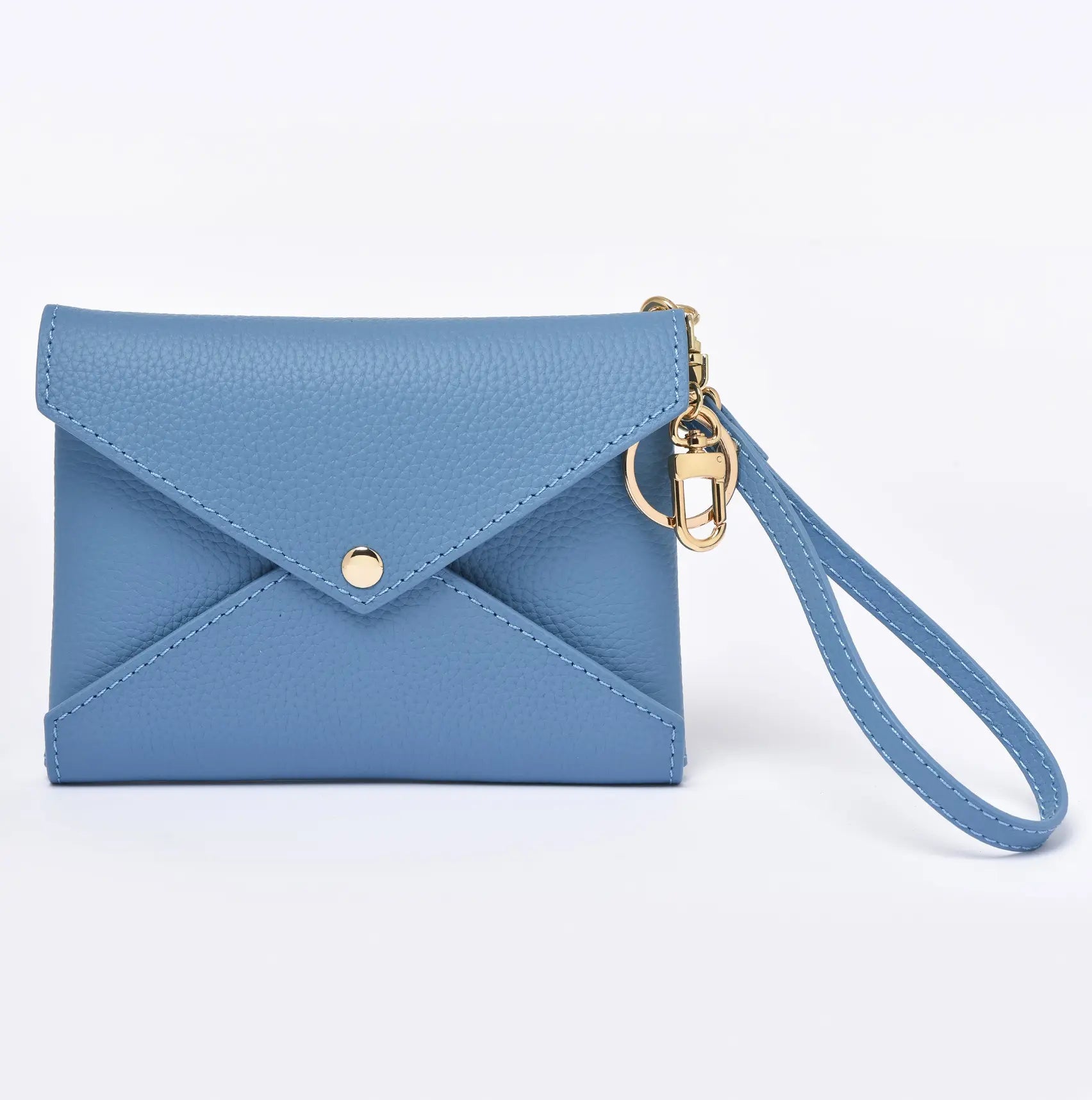 Togo Leather Medium Size Envelope - Passport holder Clutch dressupyourpurse