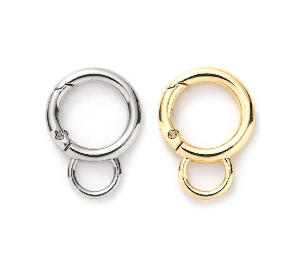 O Clip Set (4 pcs) – 25 mm Bag Charm Connectors | Gold or Silver dressupyourpurse