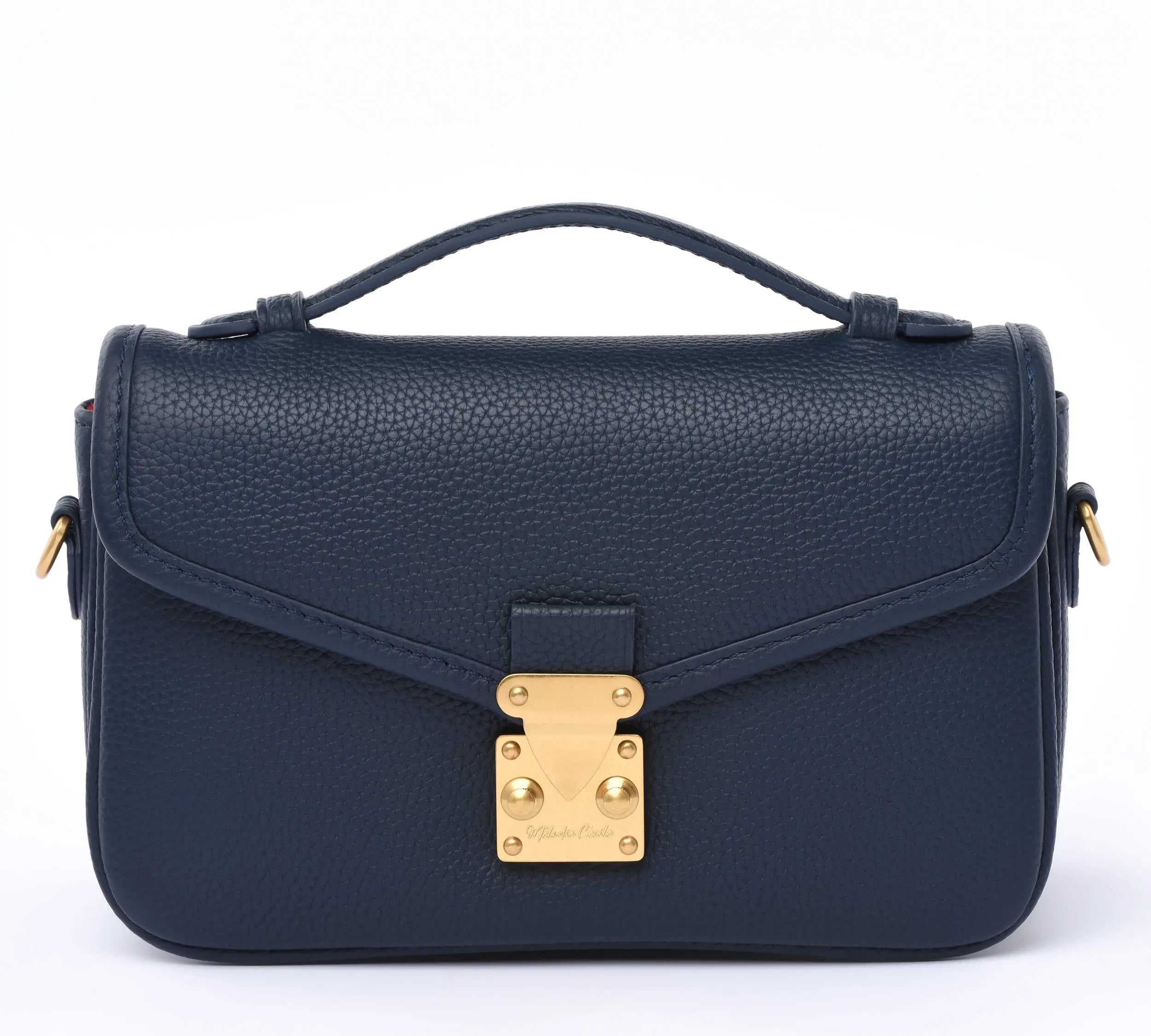 Navy Togo Leather - "Le Petit Paris15" Crossbody bag dressupyourpurse