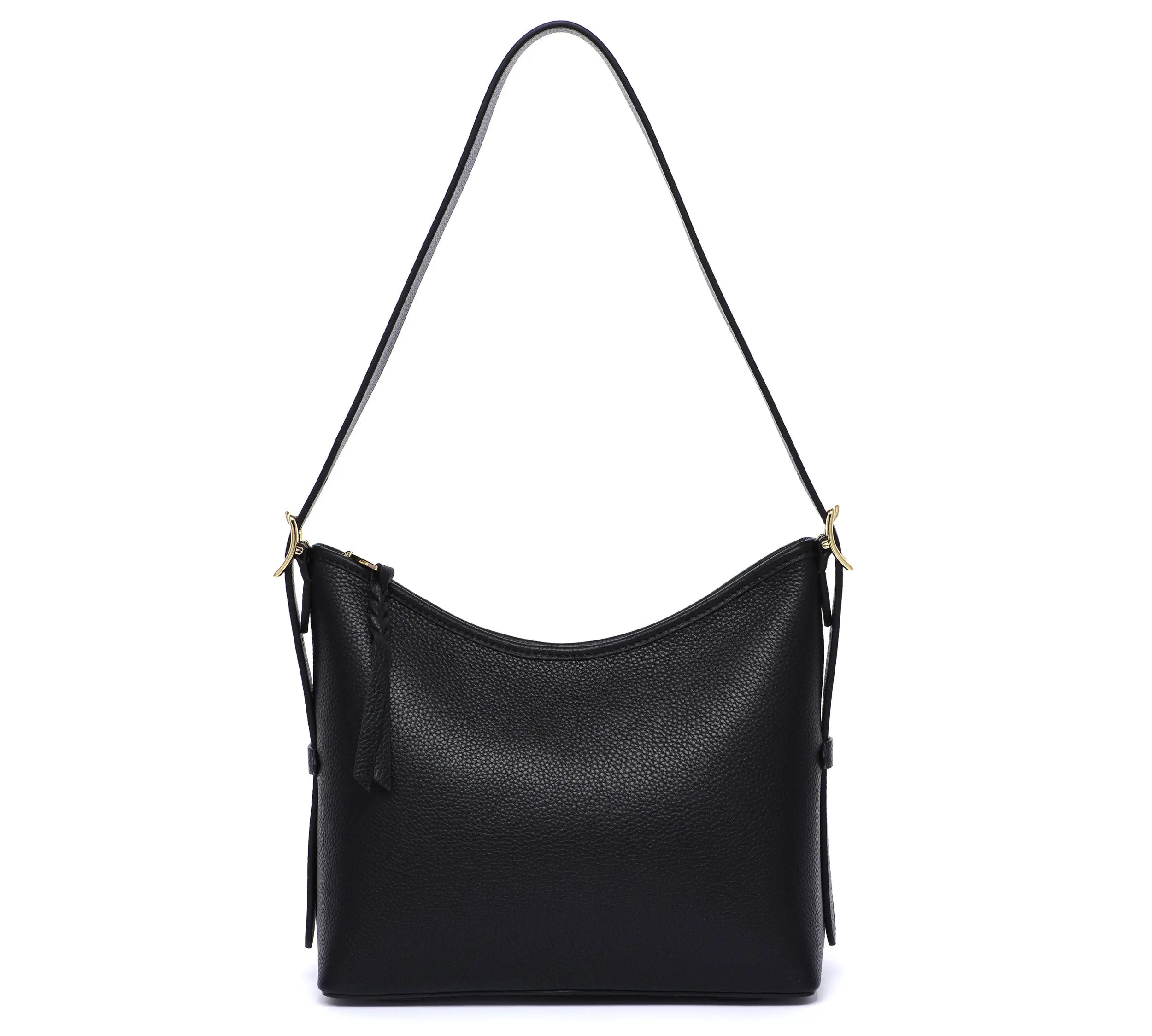 Black Grained Leather – The Hobo Bag dressupyourpurse