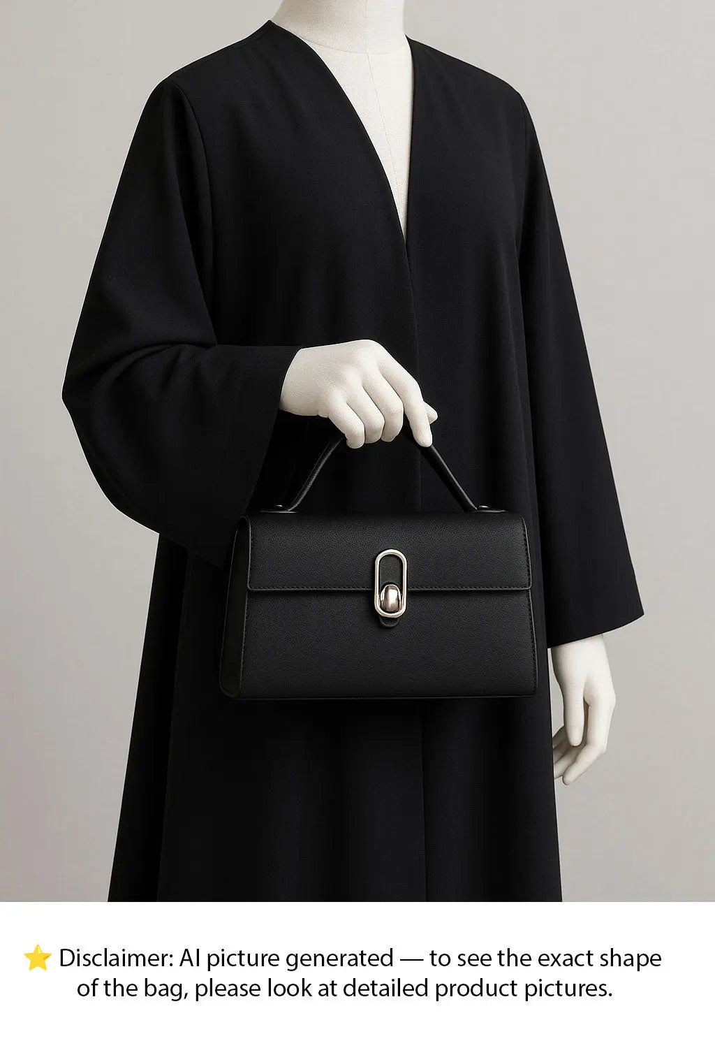 HCC X DUYP - "Madison" Bag - Black - Silver Hardware Edition dressupyourpurse