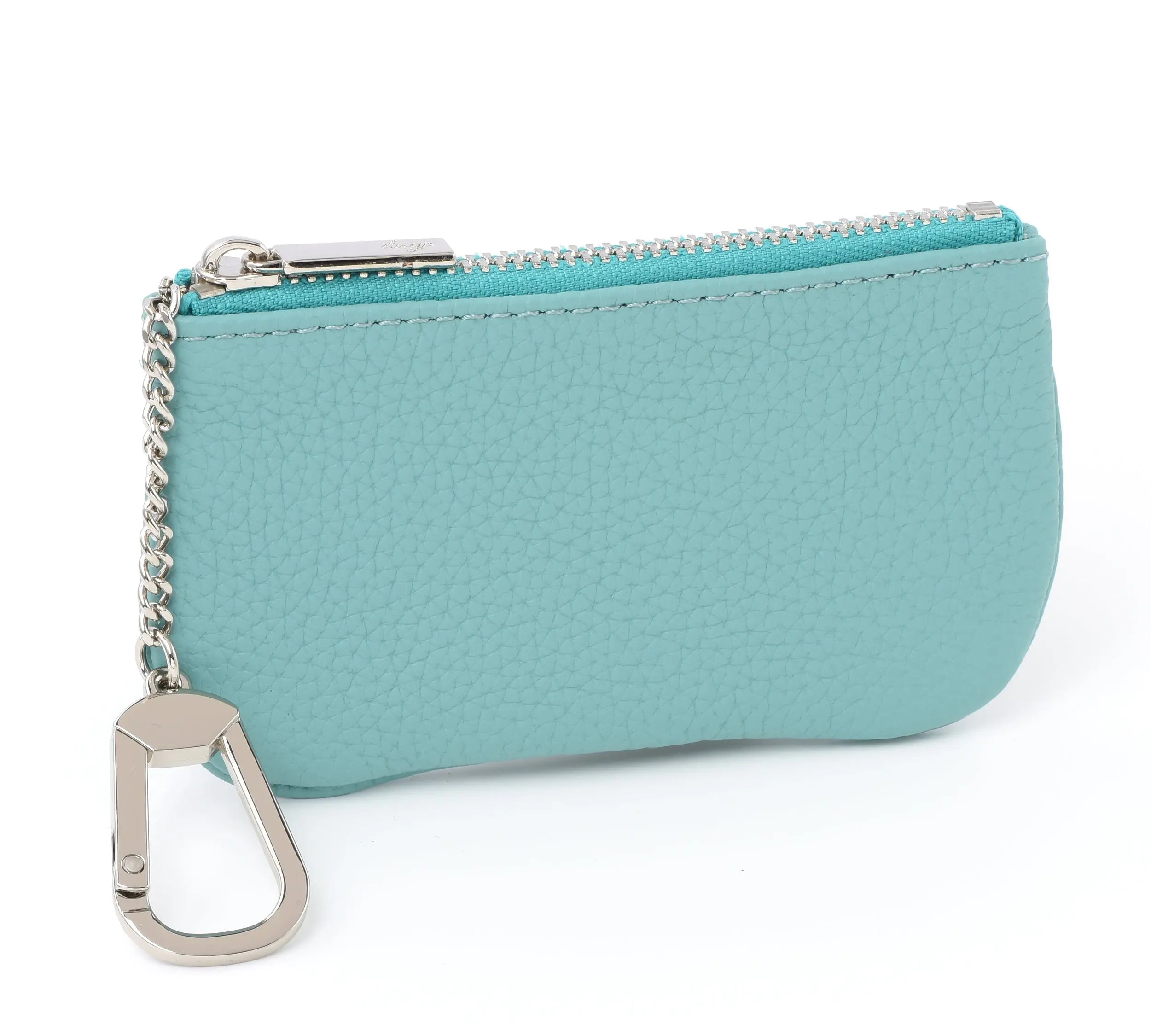 Togo Leather Key pouch - Silver Hardware dressupyourpurse