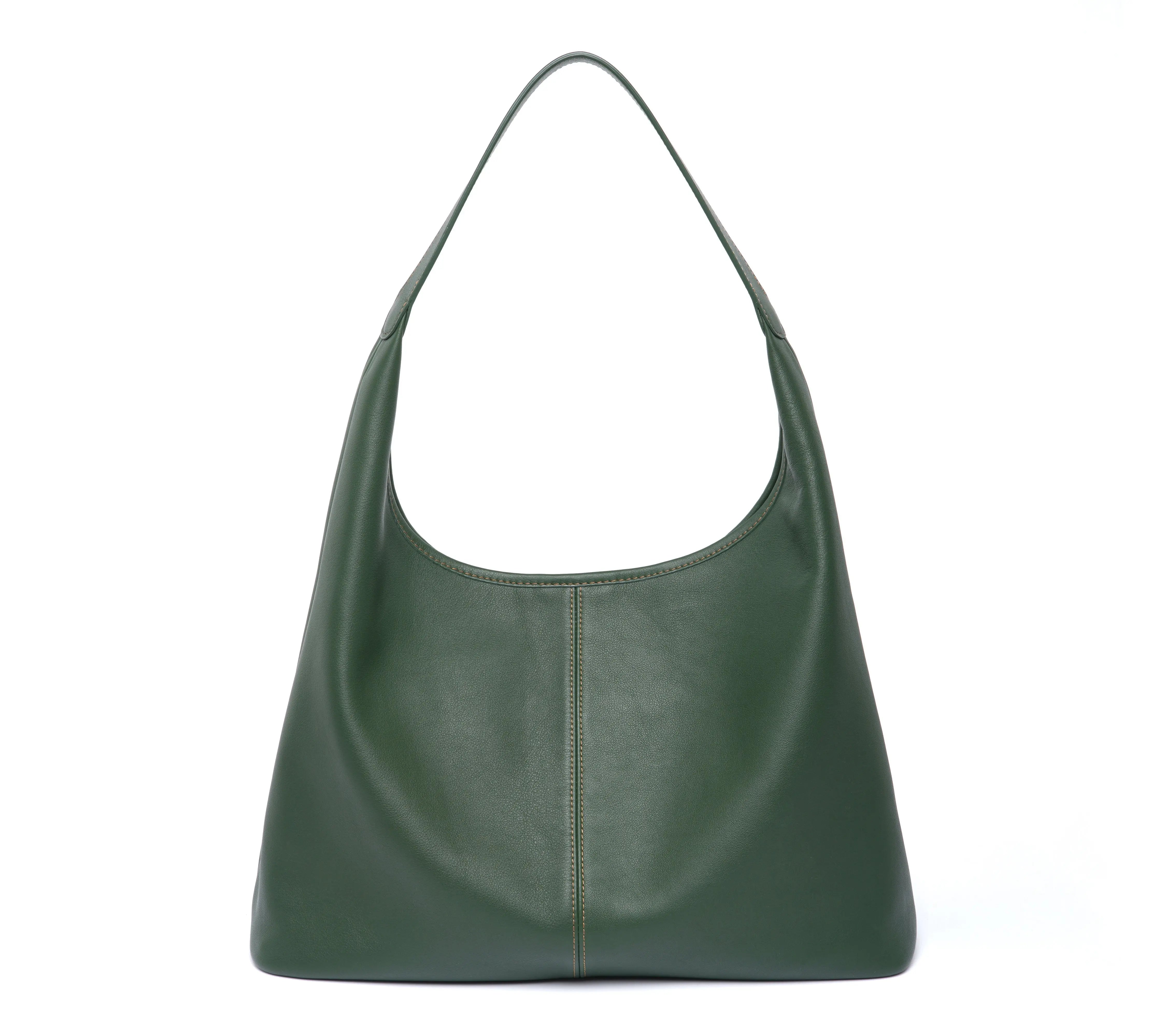 Pre Order - The Slouch Bag - Soft Grain Leather - Dark Green