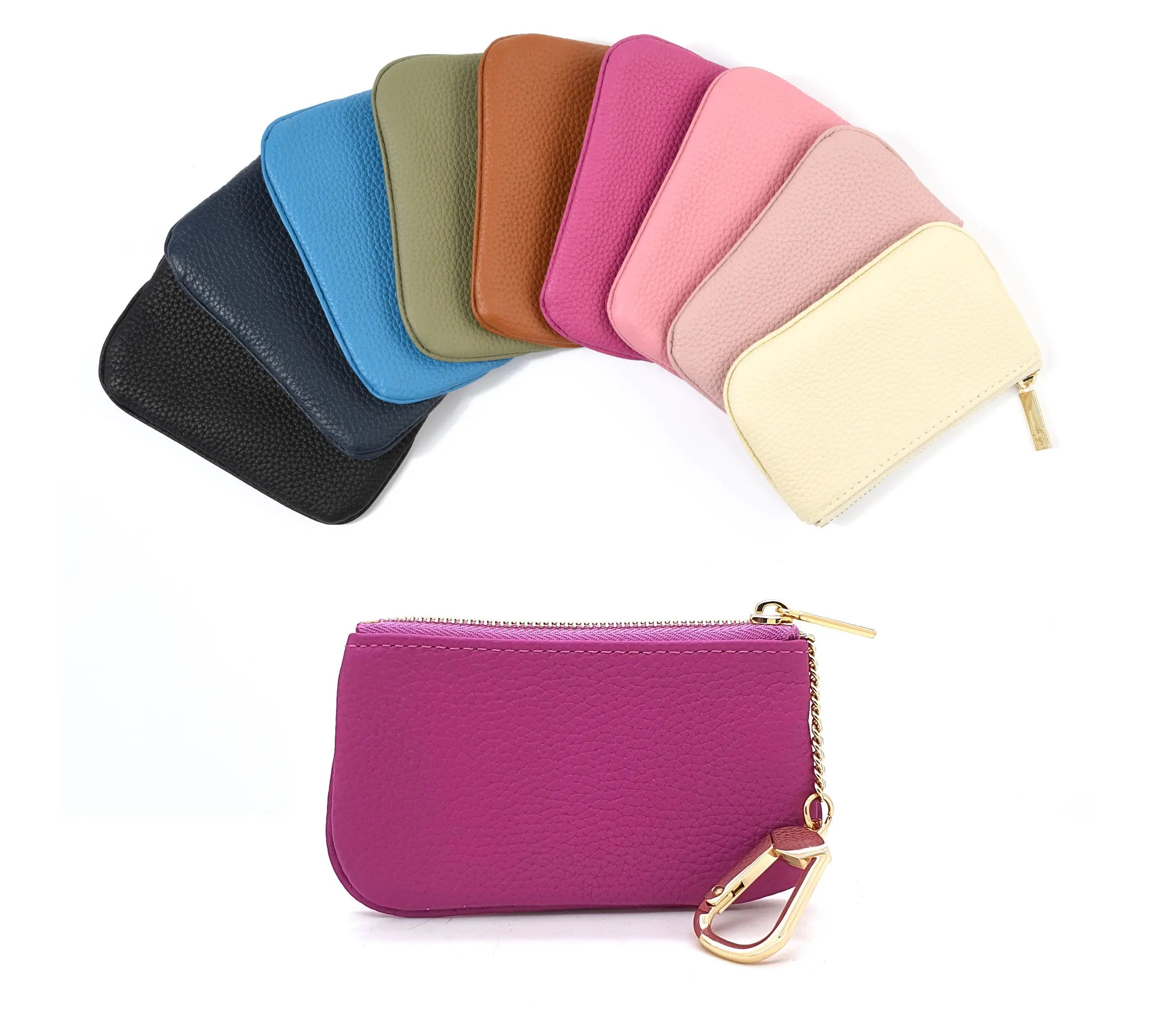 Togo Leather Key pouch - 13 Colors dressupyourpurse