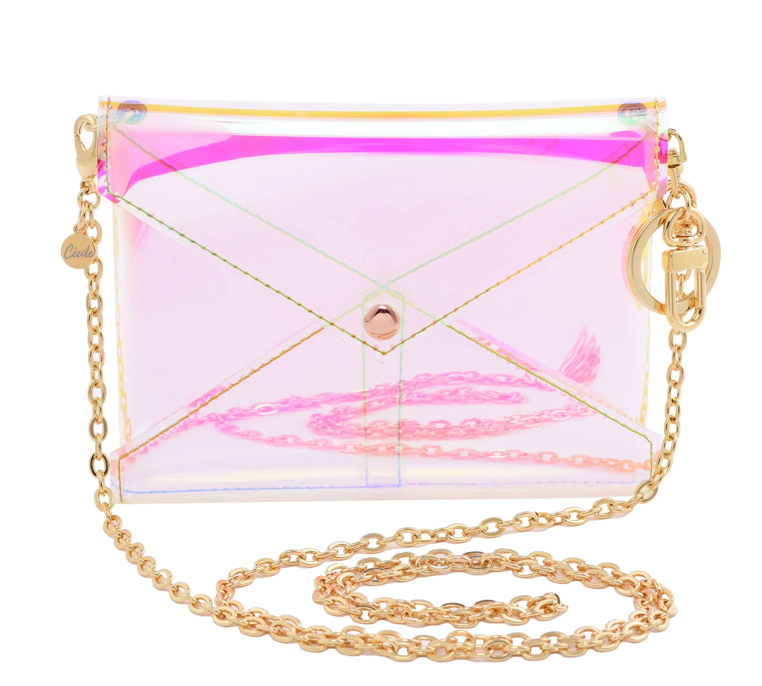 Transparent TPU Edition - Medium envelope - Passport size - Crossbody chain dressupyourpurse