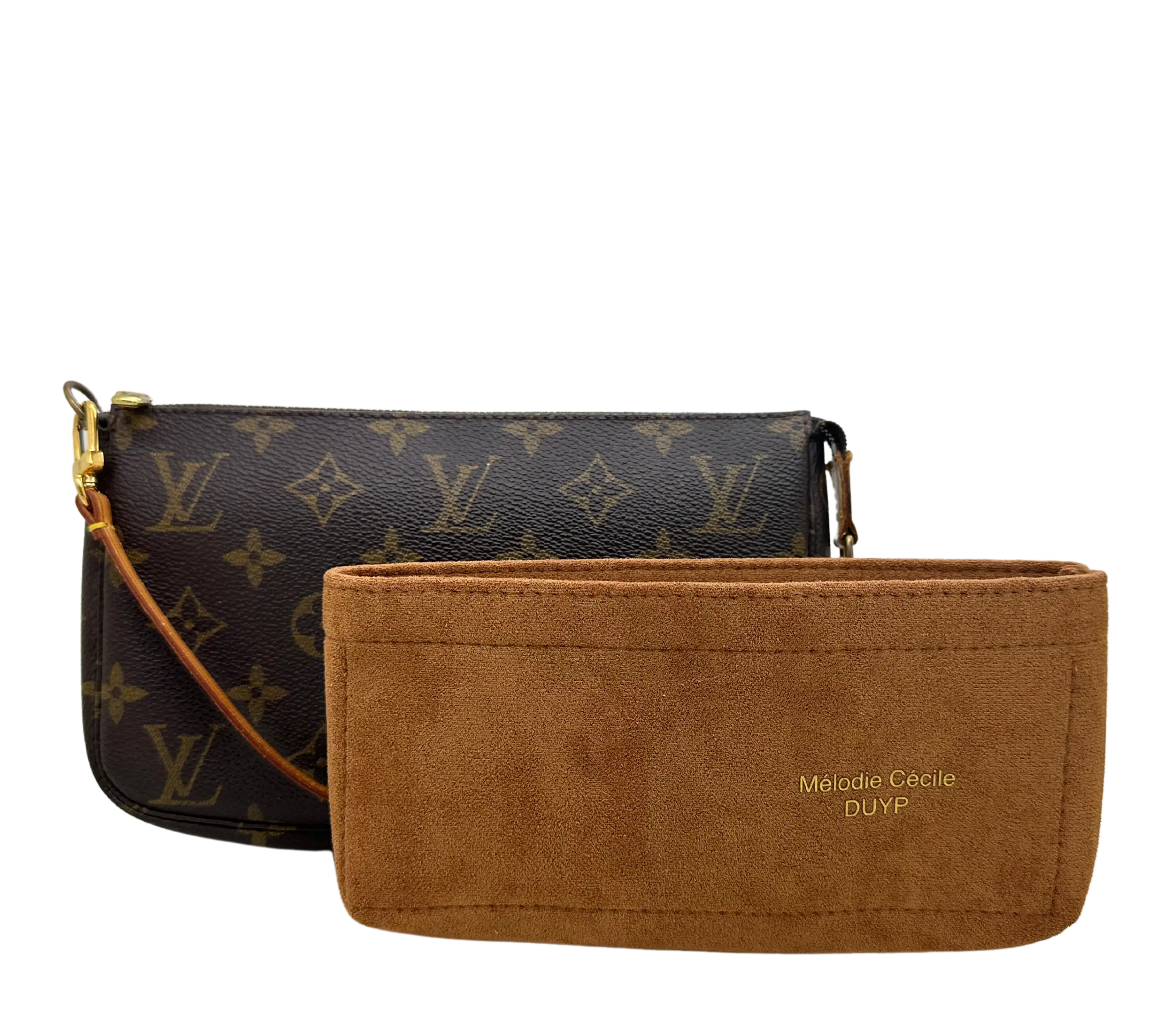 Cotton Suede Organizer for Pochette accessoires and mini pochette - 4 colors dressupyourpurse