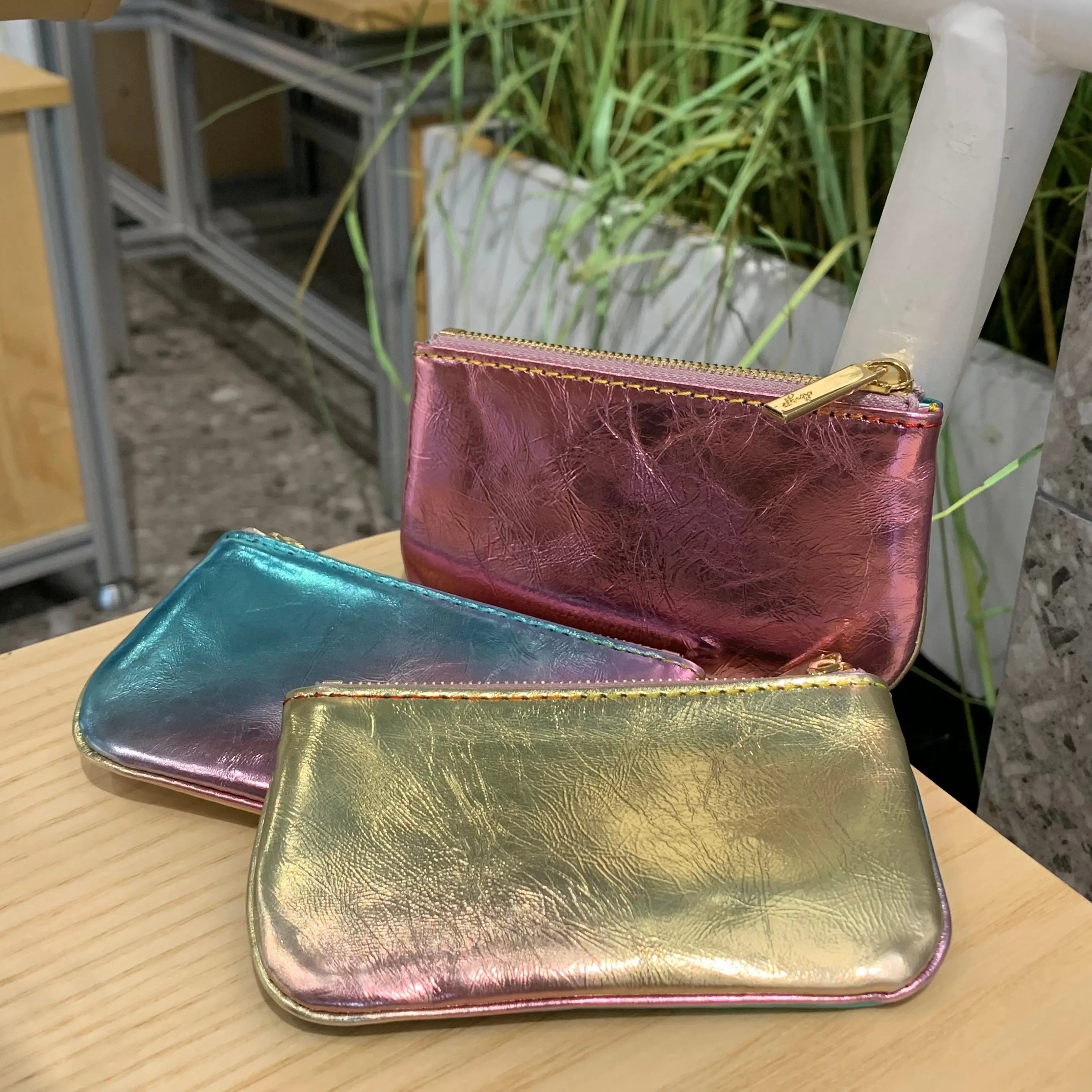 Dream Collection - Lambskin Leather Rainbow Key pouch dressupyourpurse