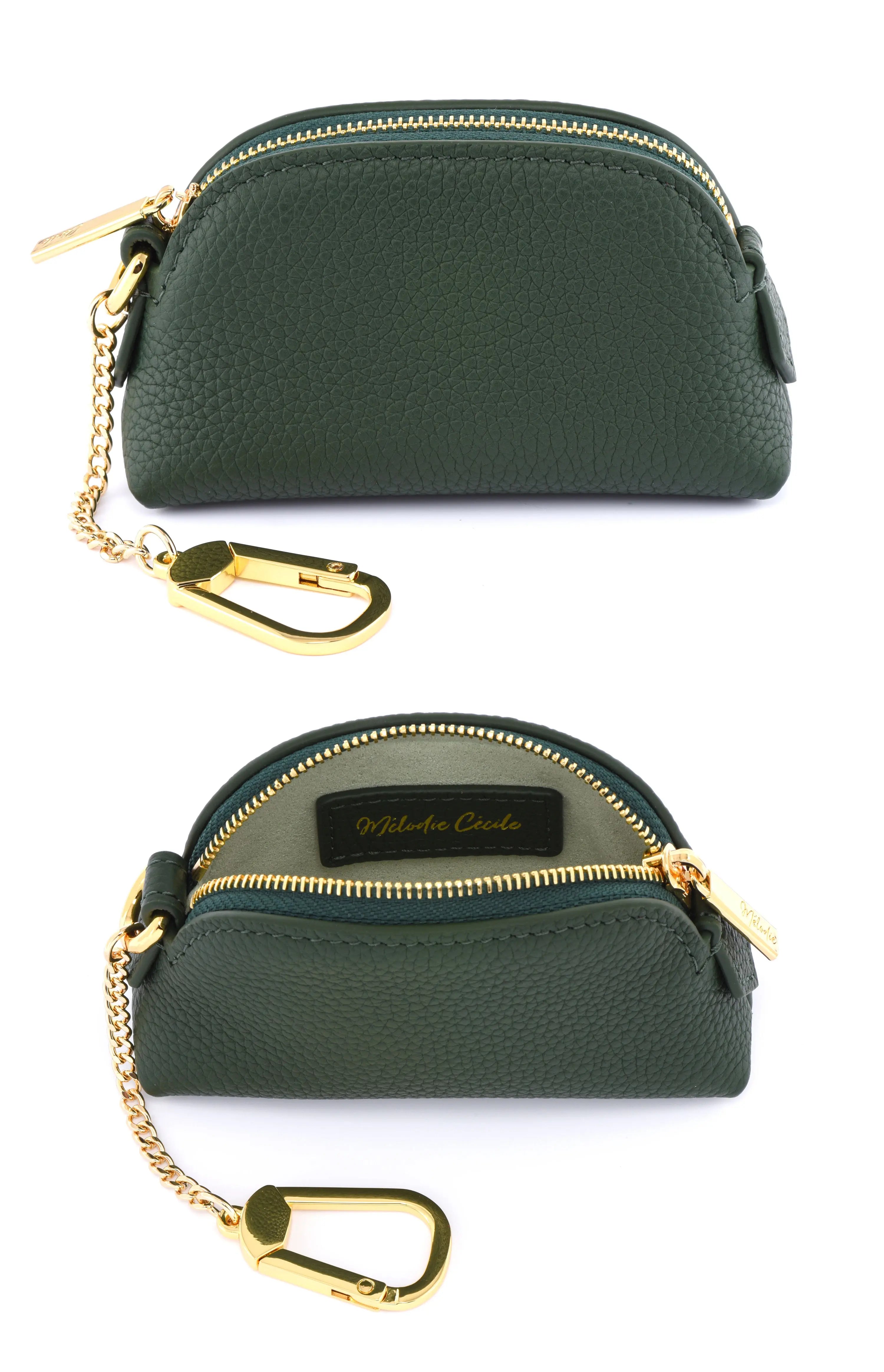 The Lippy Case - Togo Leather Mini Cosmetic Pouch dressupyourpurse