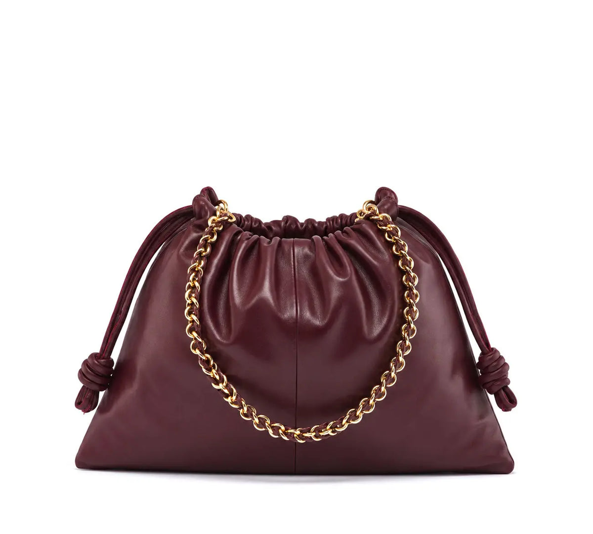 PRE ORDER ❤️ HCC X DUYP - "The Go bag" – Soft Lambskin Shoulder Bag - Burgundy dressupyourpurse