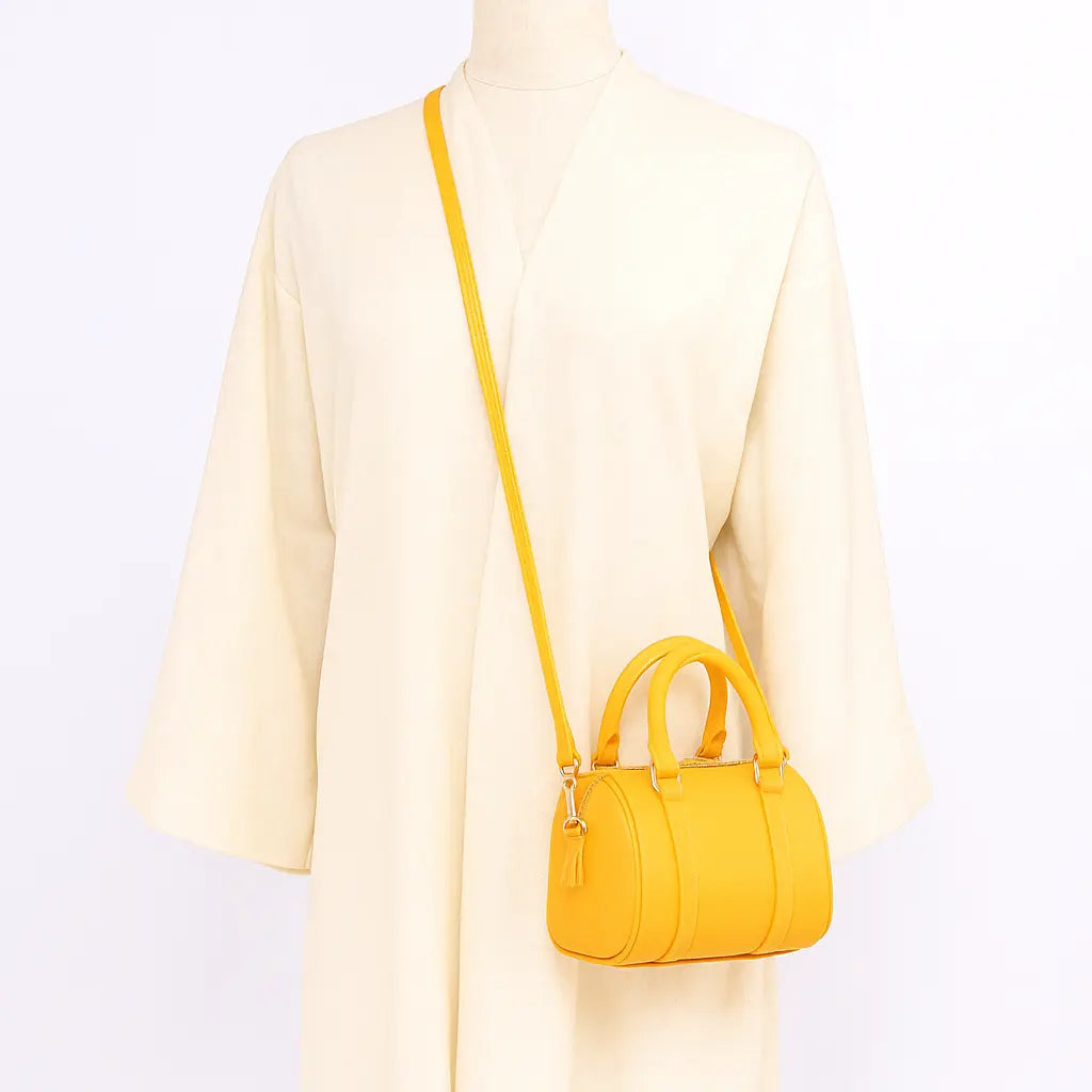 NANO Boston bag - Togo Leather - Sun Yellow dressupyourpurse