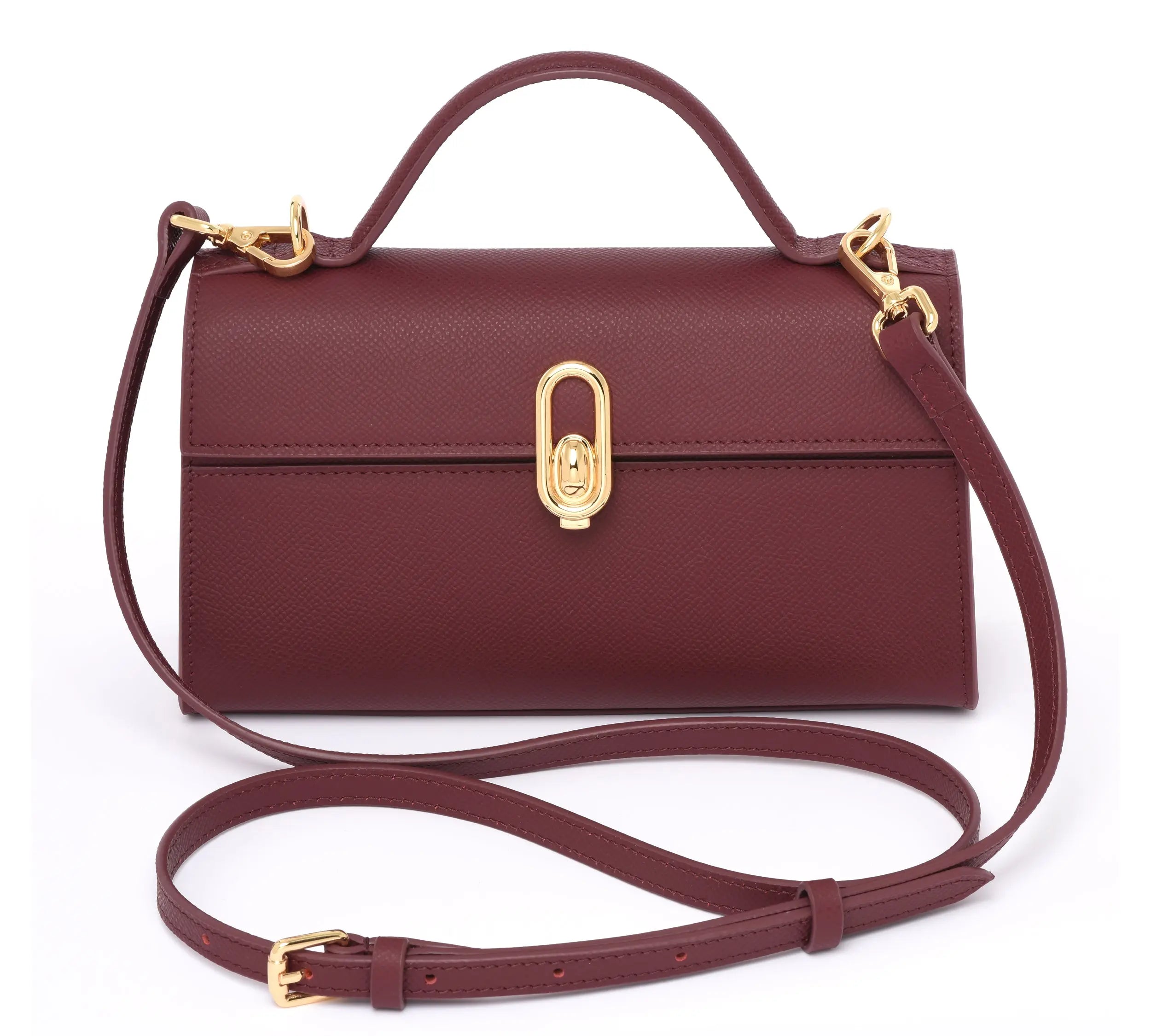 HCC X DUYP - "Madison" Bag - BURGUNDY dressupyourpurse