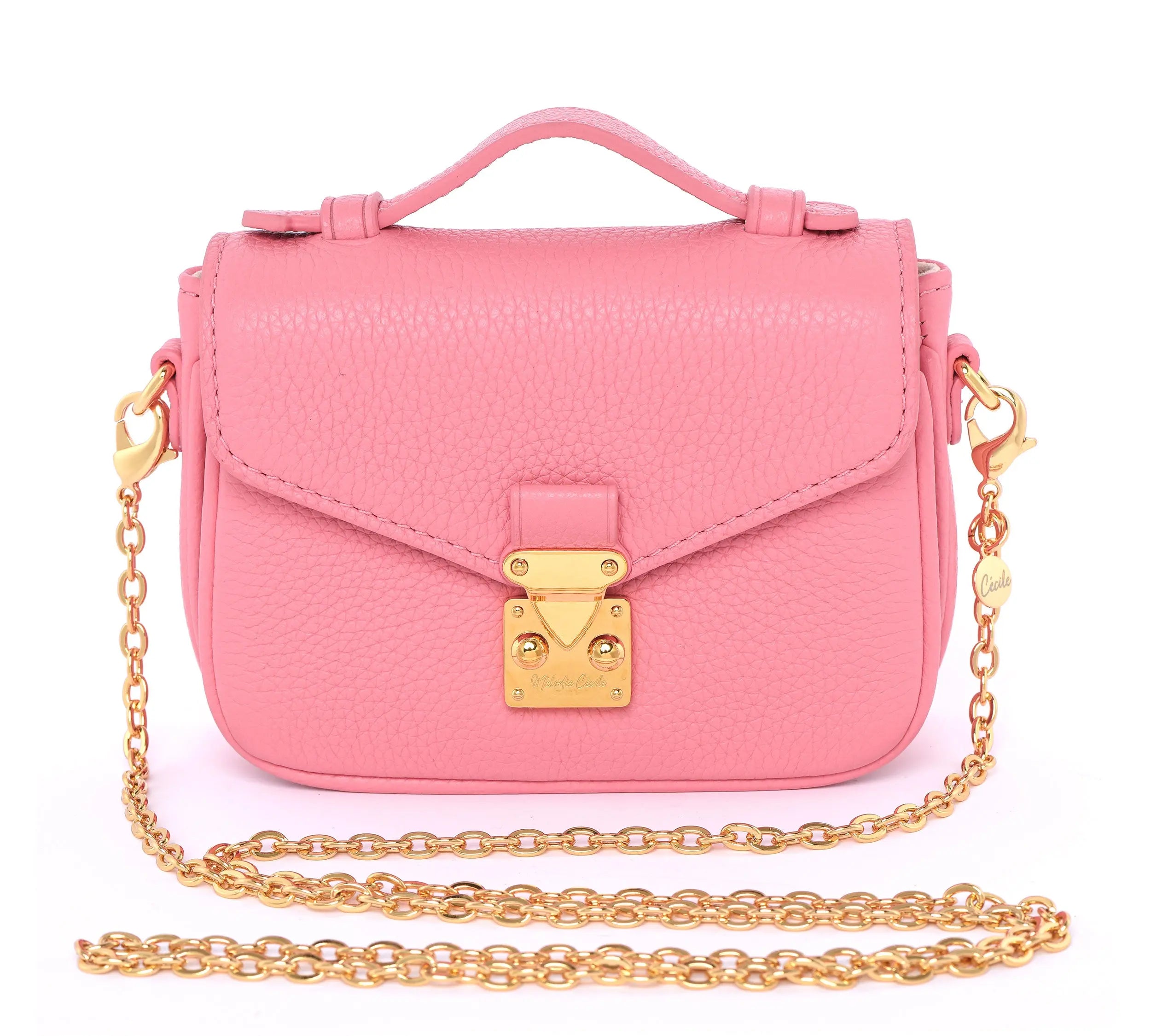Micro Paris 15 - Togo Leather - Summer Pink dressupyourpurse