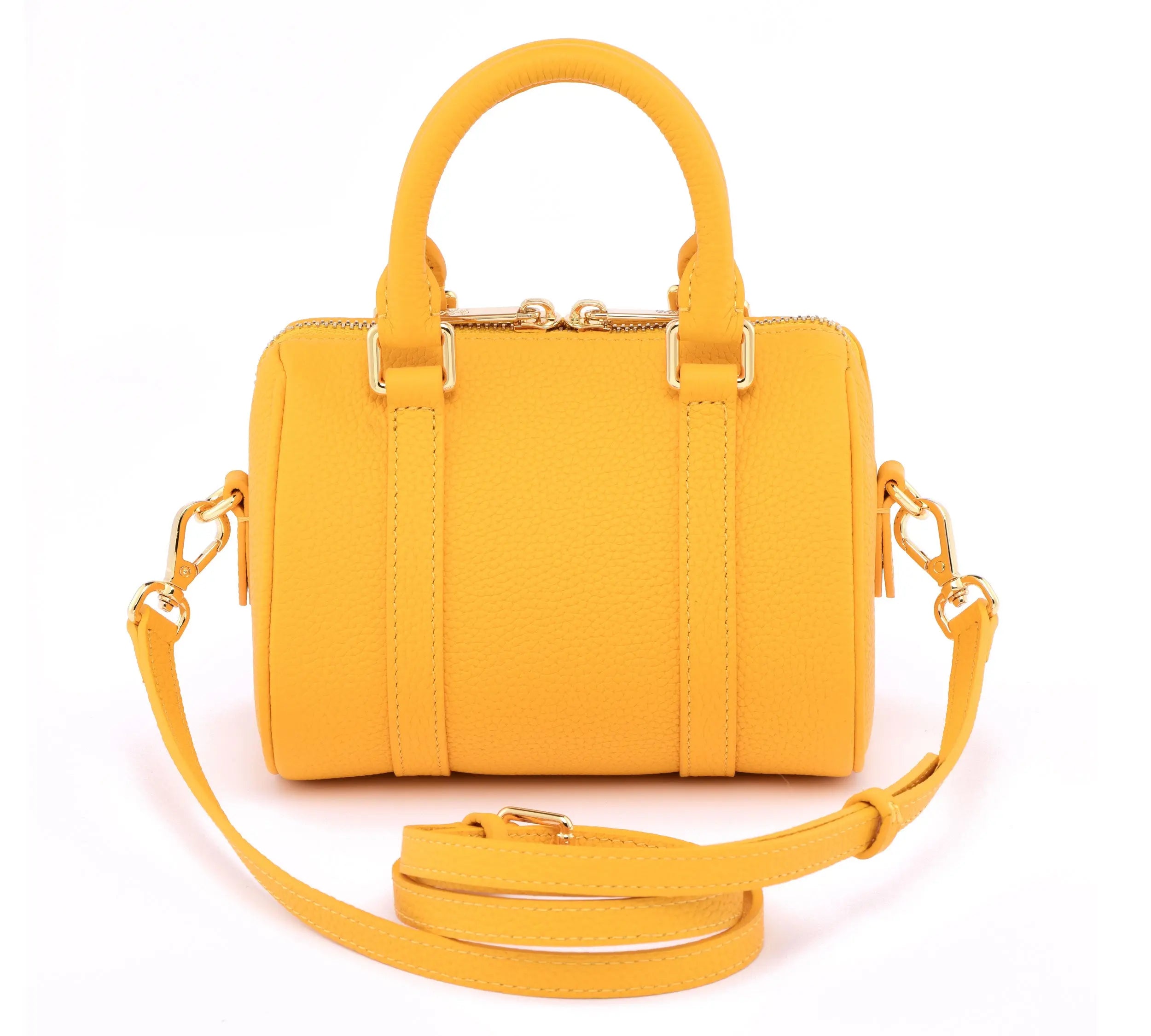 NANO Boston bag - Togo Leather - Sun Yellow dressupyourpurse