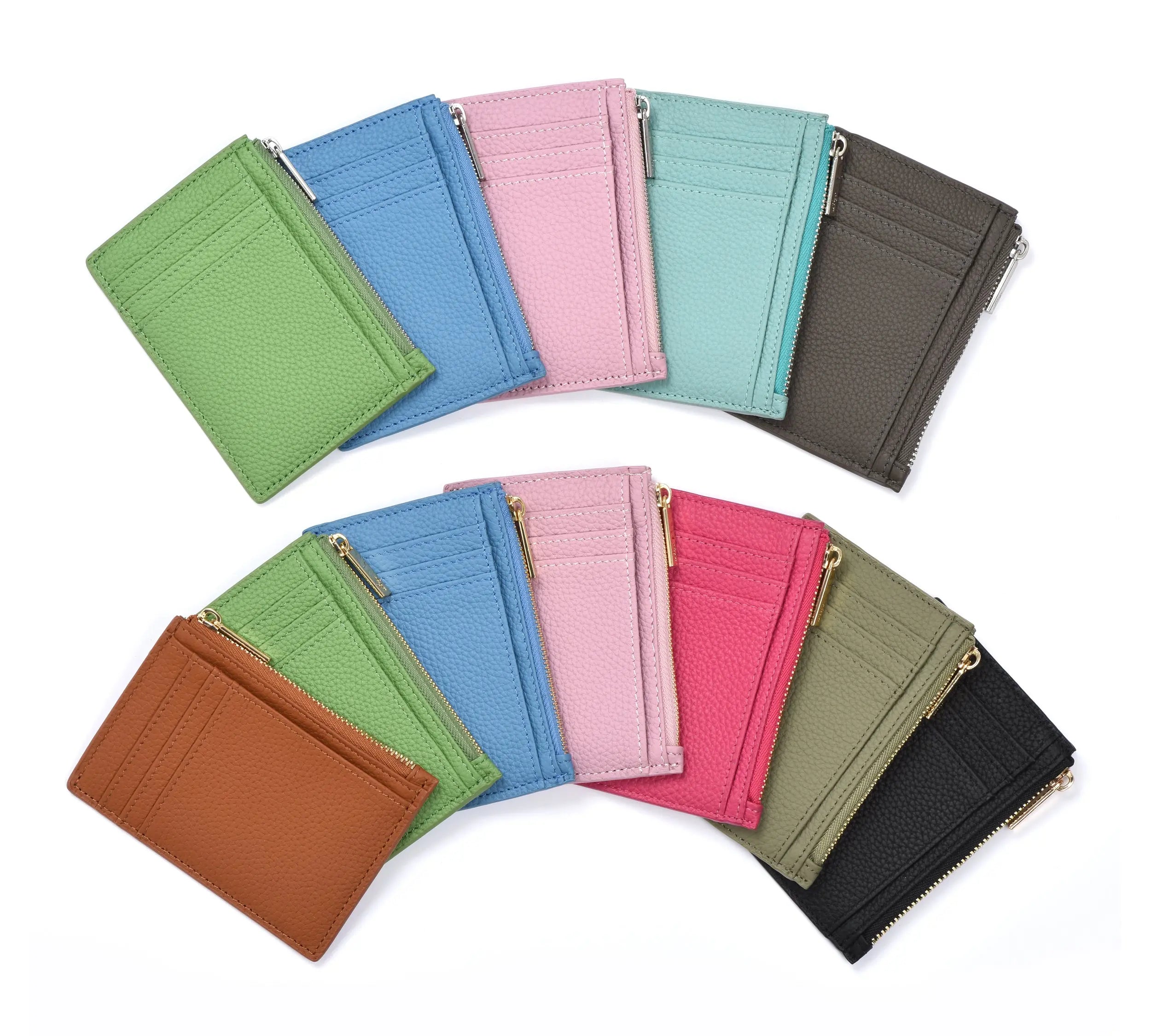 Togo Leather Zipped Card Holder Coin case dressupyourpurse