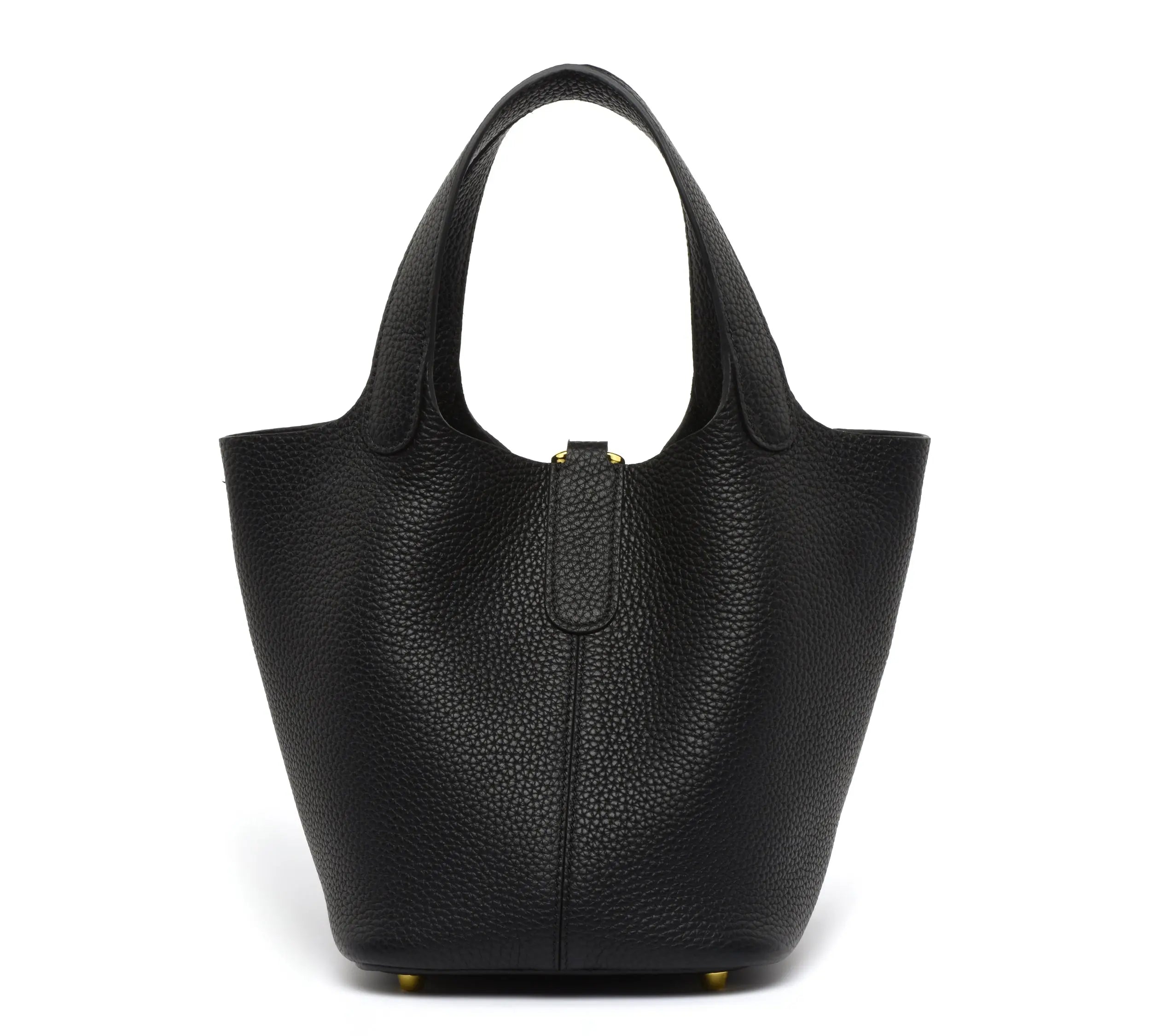 Josette - Versatile Bucket Bag - Grained Cowhide - Black dressupyourpurse
