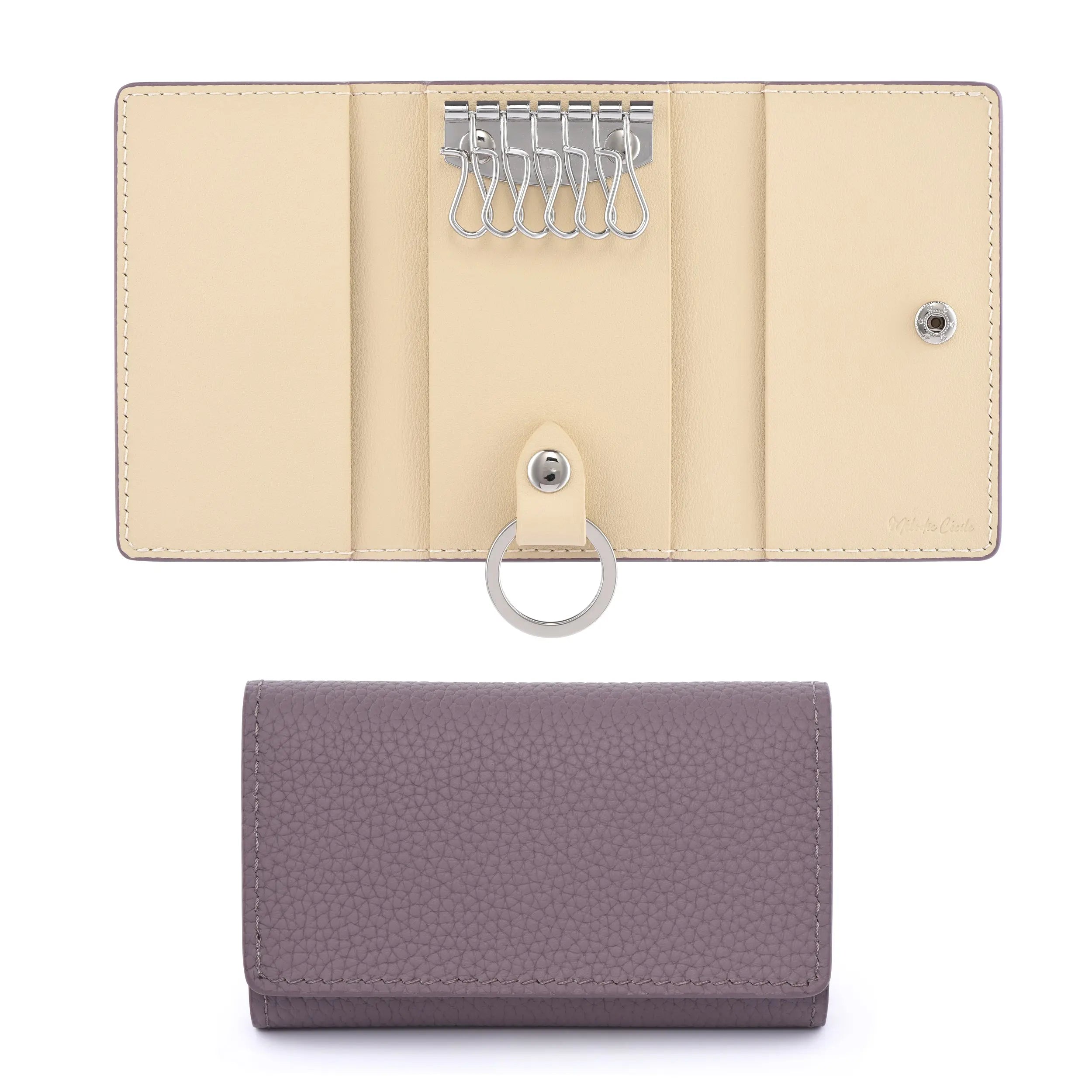 Togo Leather Key Case - 9 COLORS dressupyourpurse