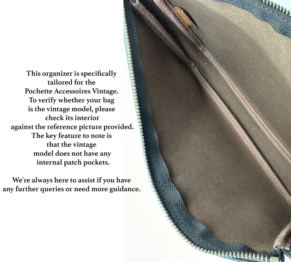 THIN Louis Vuitton Pochette Accessories organiser Vintage/New/Mini