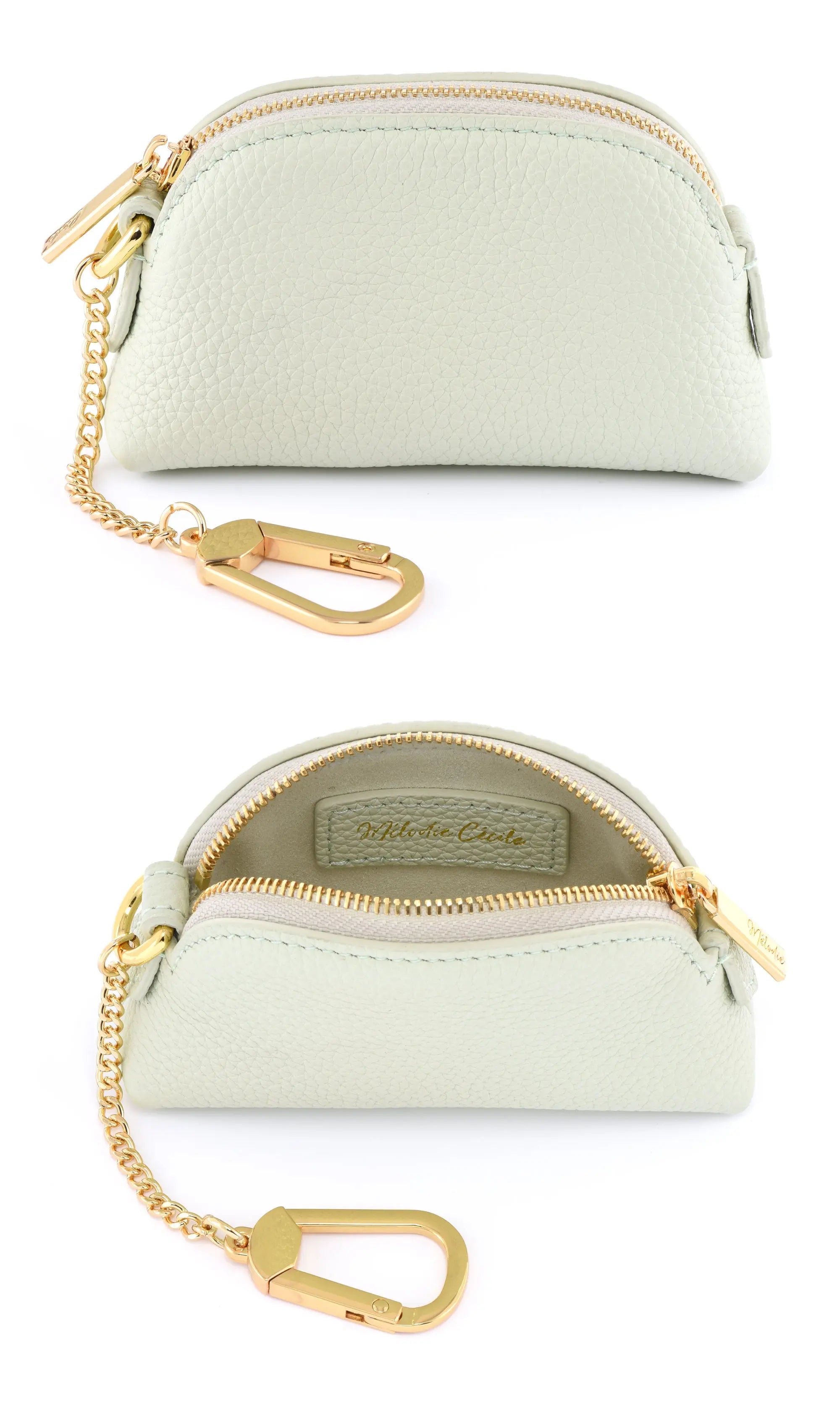 The Lippy Case - Togo Leather Mini Cosmetic Pouch dressupyourpurse