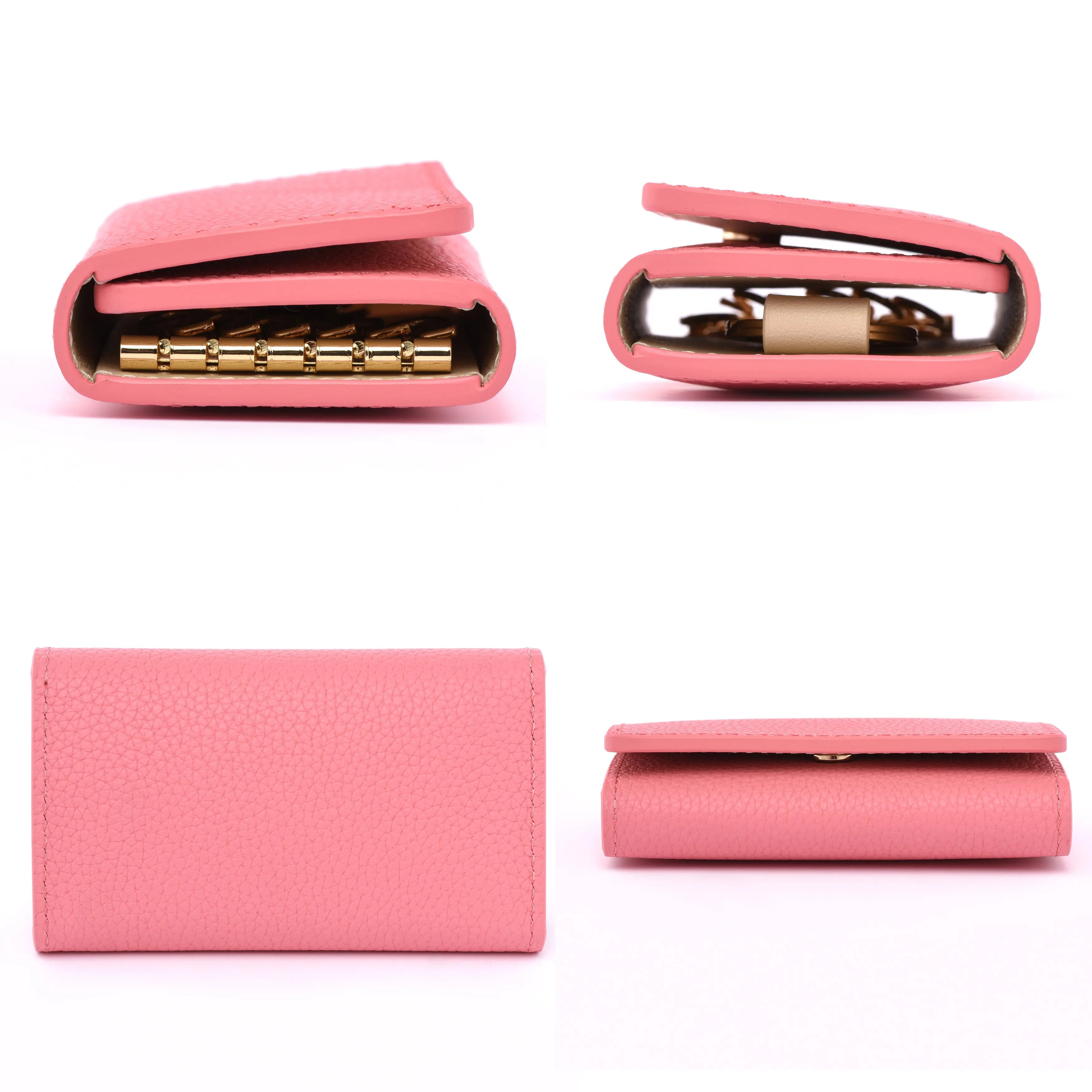 Togo Leather Key Case - 9 COLORS dressupyourpurse