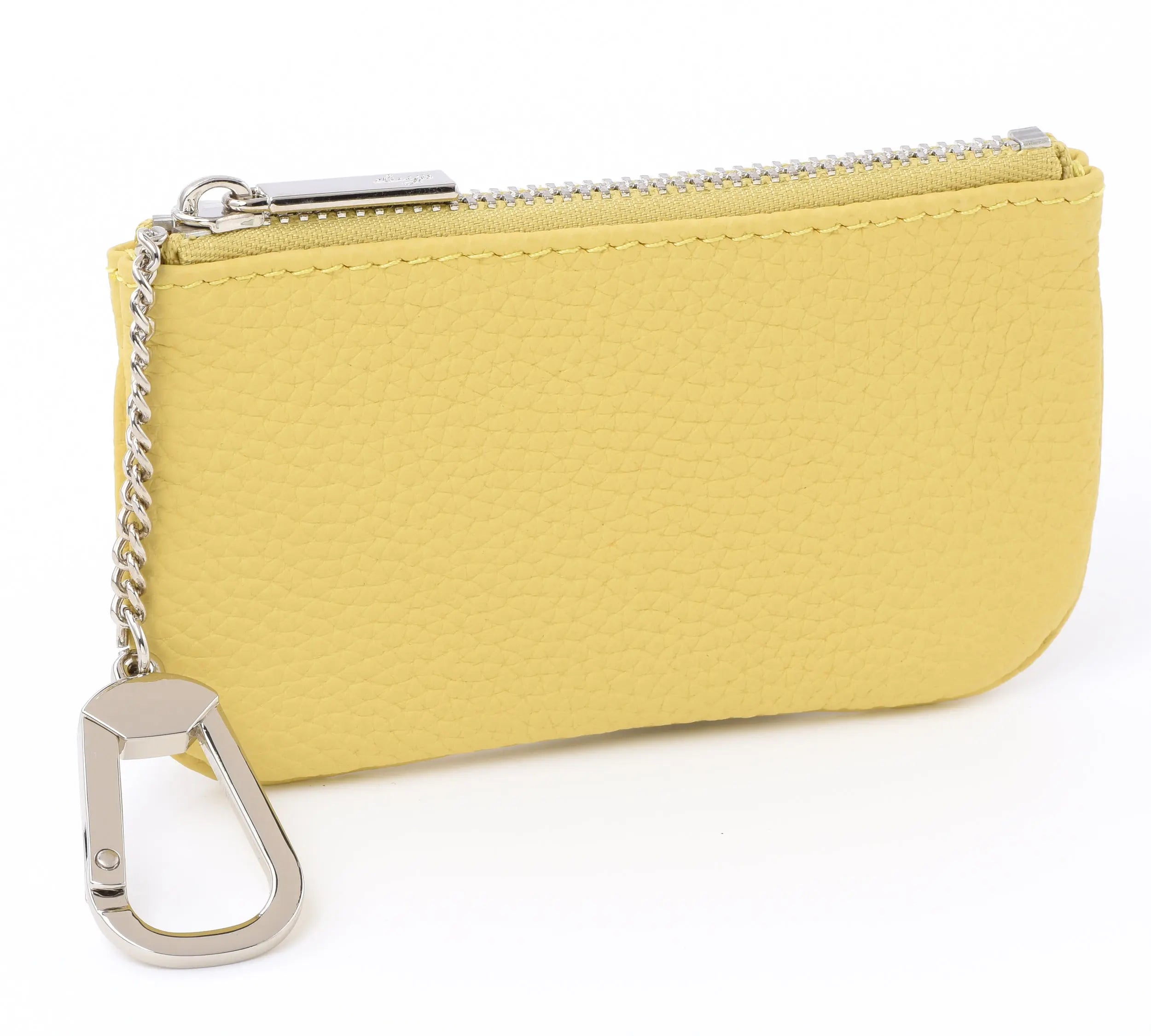 Togo Leather Key pouch - Silver Hardware dressupyourpurse