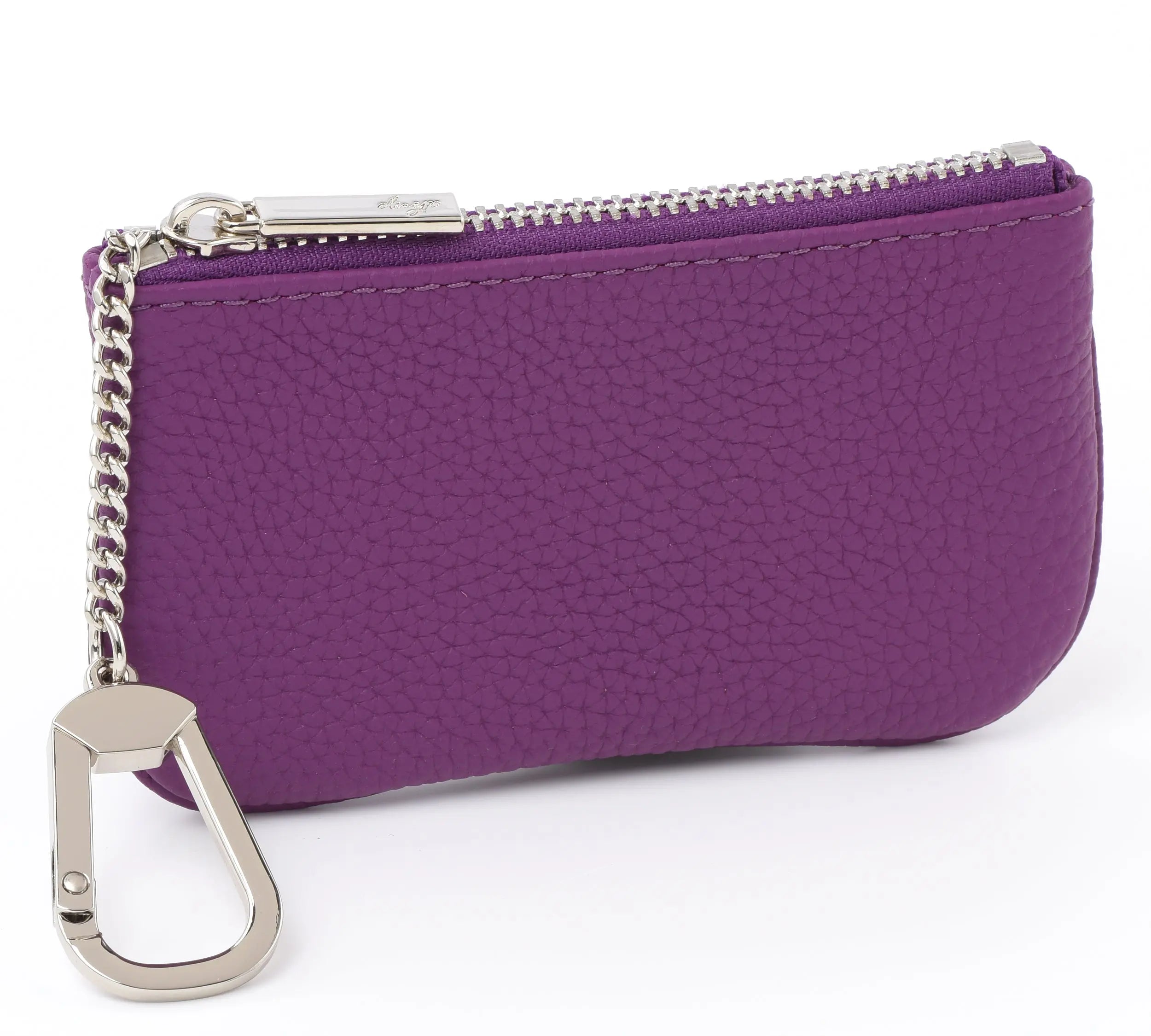 Togo Leather Key pouch - Silver Hardware dressupyourpurse