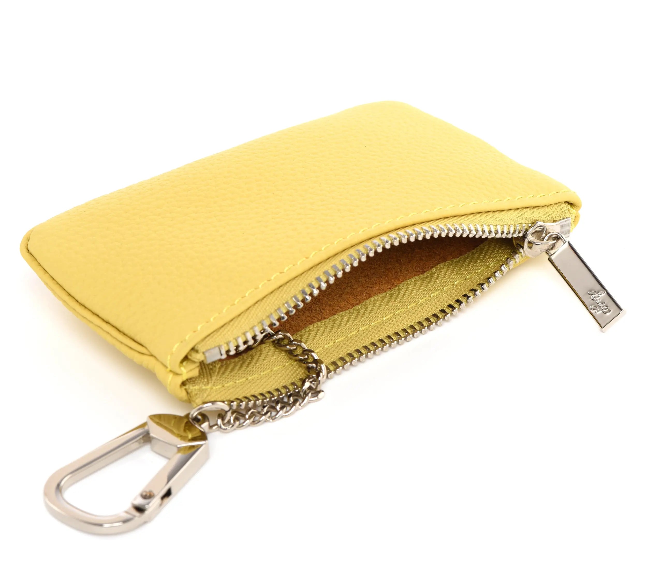 Togo Leather Key pouch - Silver Hardware dressupyourpurse