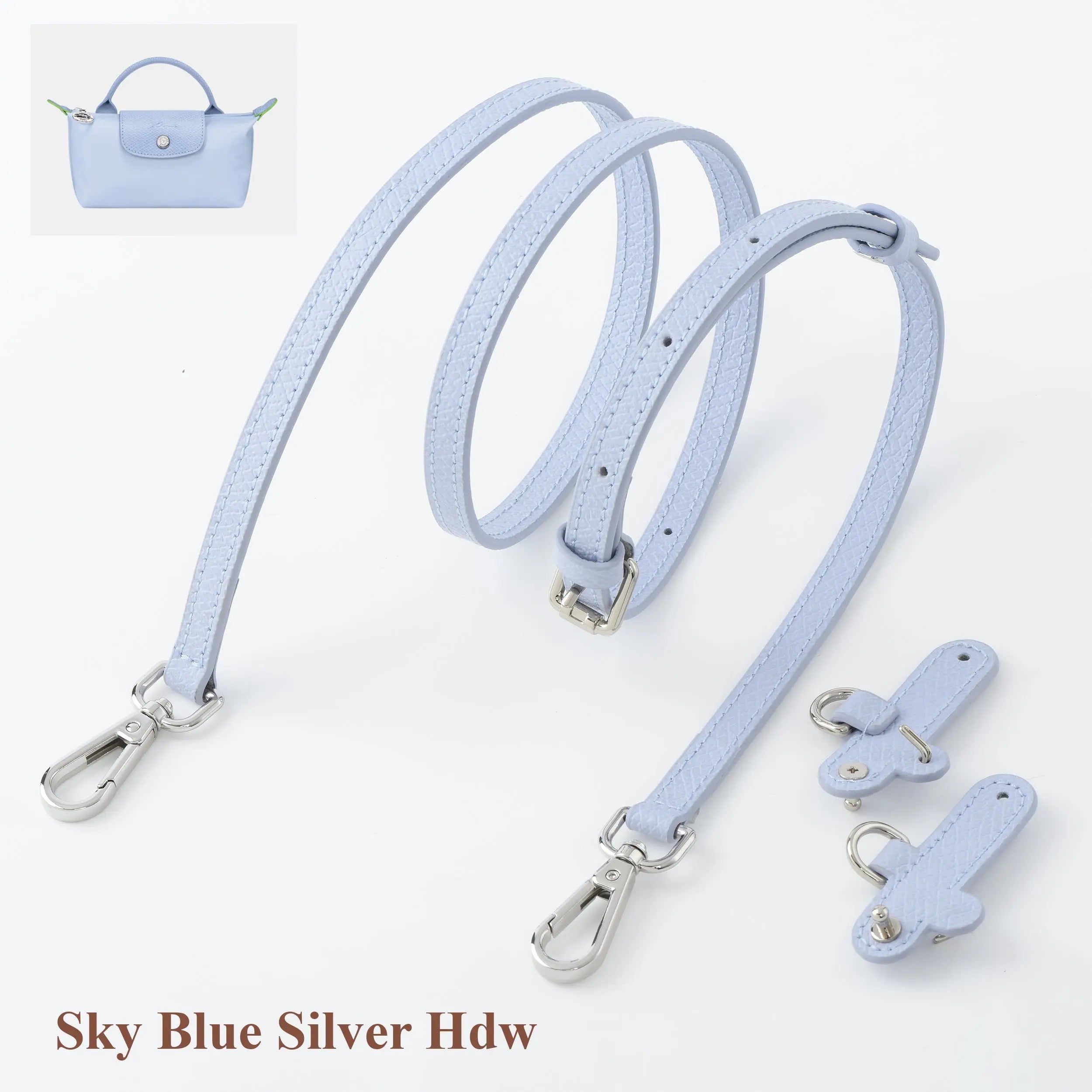 New Crossbody Conversion Kit for Longchamp Le Pliage Pouch with Handle dressupyourpurse