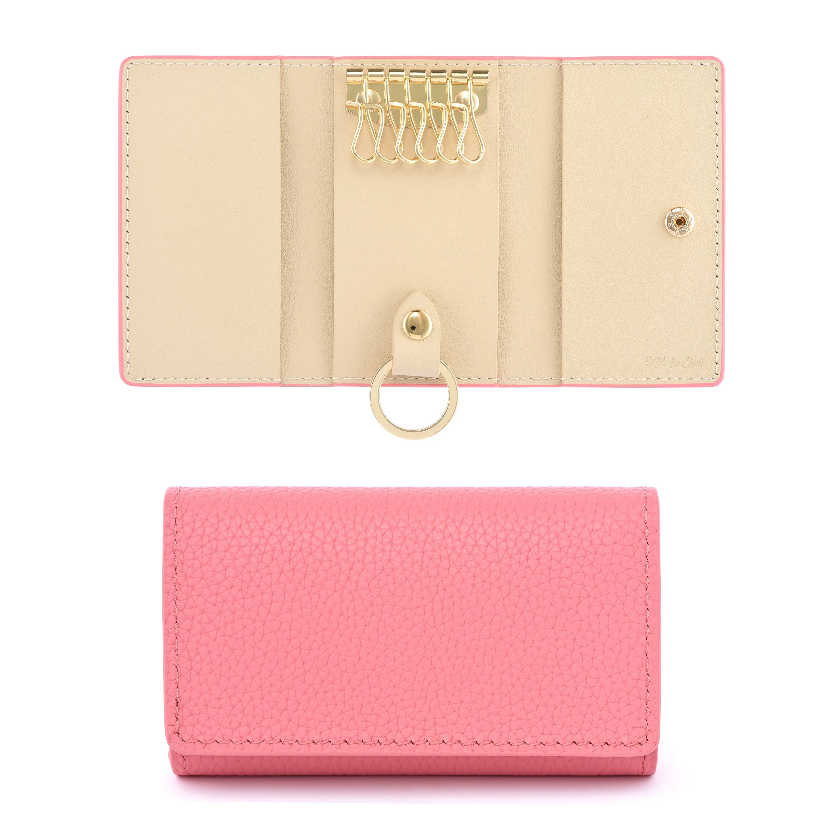 Togo Leather Key Case - 9 COLORS dressupyourpurse