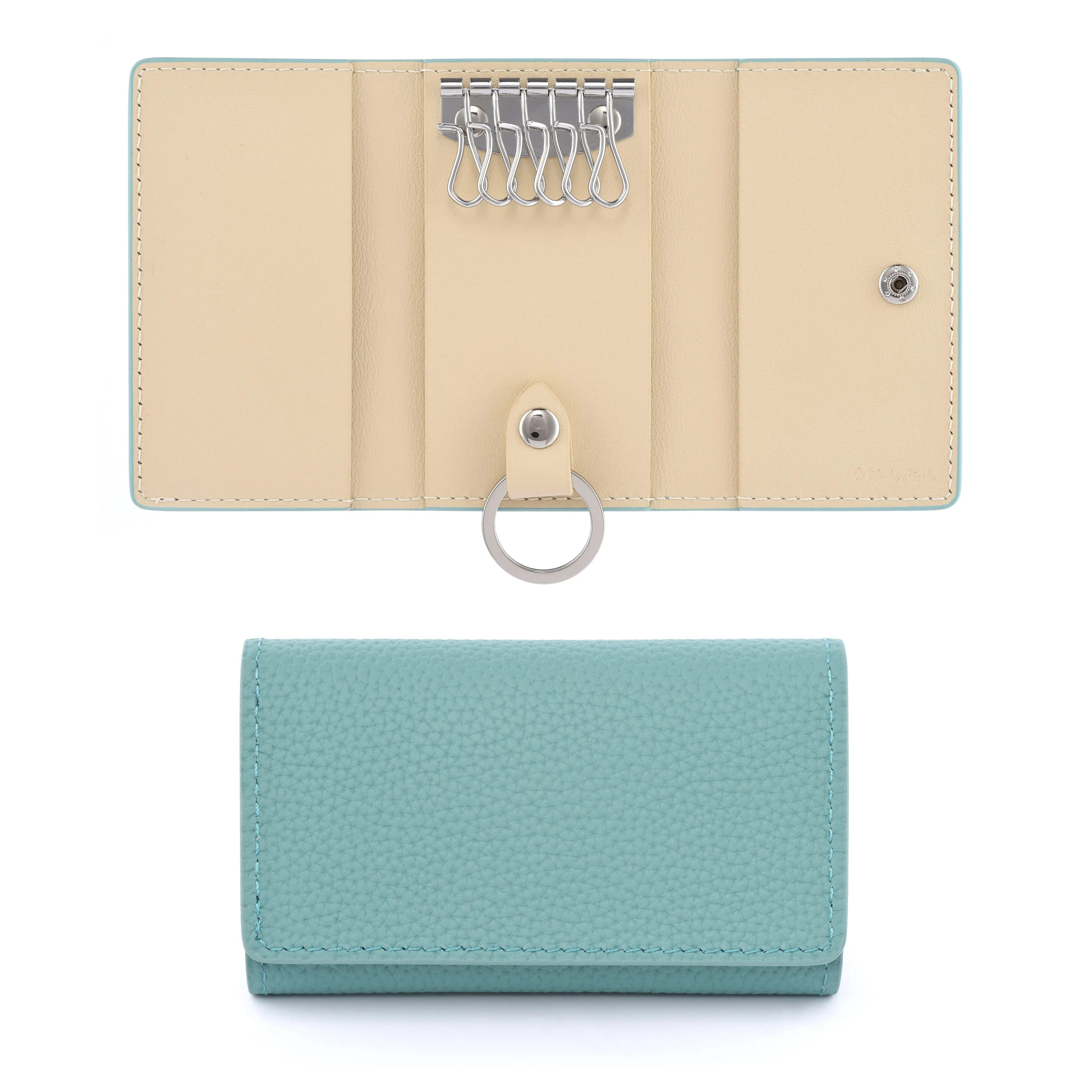 Togo Leather Key Case - 9 COLORS dressupyourpurse