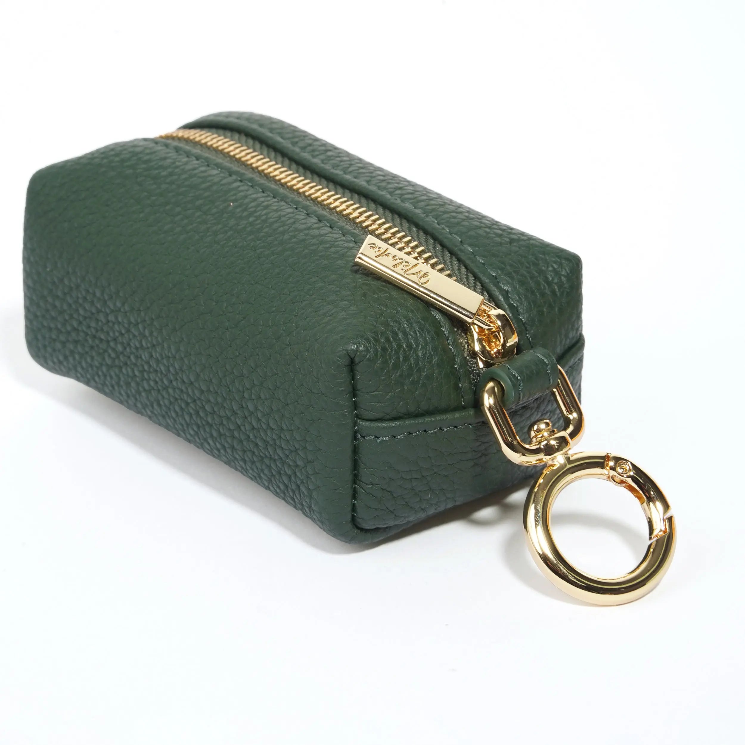 The Key Cube - Togo Leather Versatile Pouch with hook dressupyourpurse