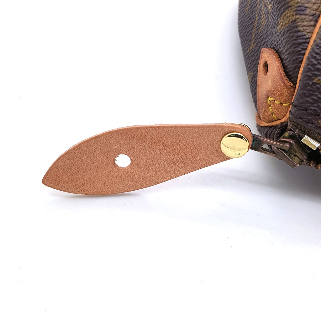Mcraft Vachette Leather Zipper Pull made for Louis Vuitton Multi Pochette,  key Cles etc. 