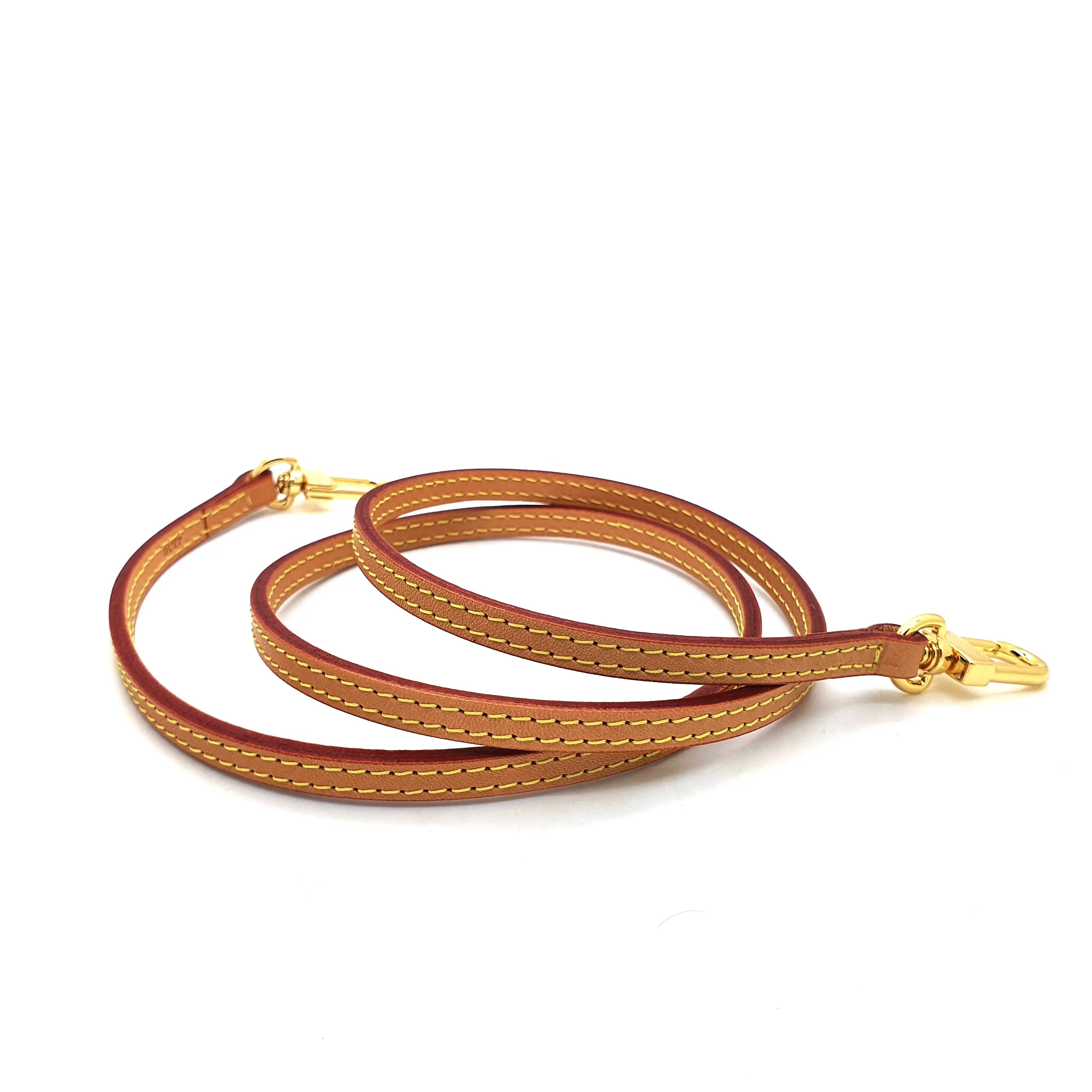 1/4" 7mm genuine leather ultra thin crossbody strap - 7 colors - 6 sizes dressupyourpurse