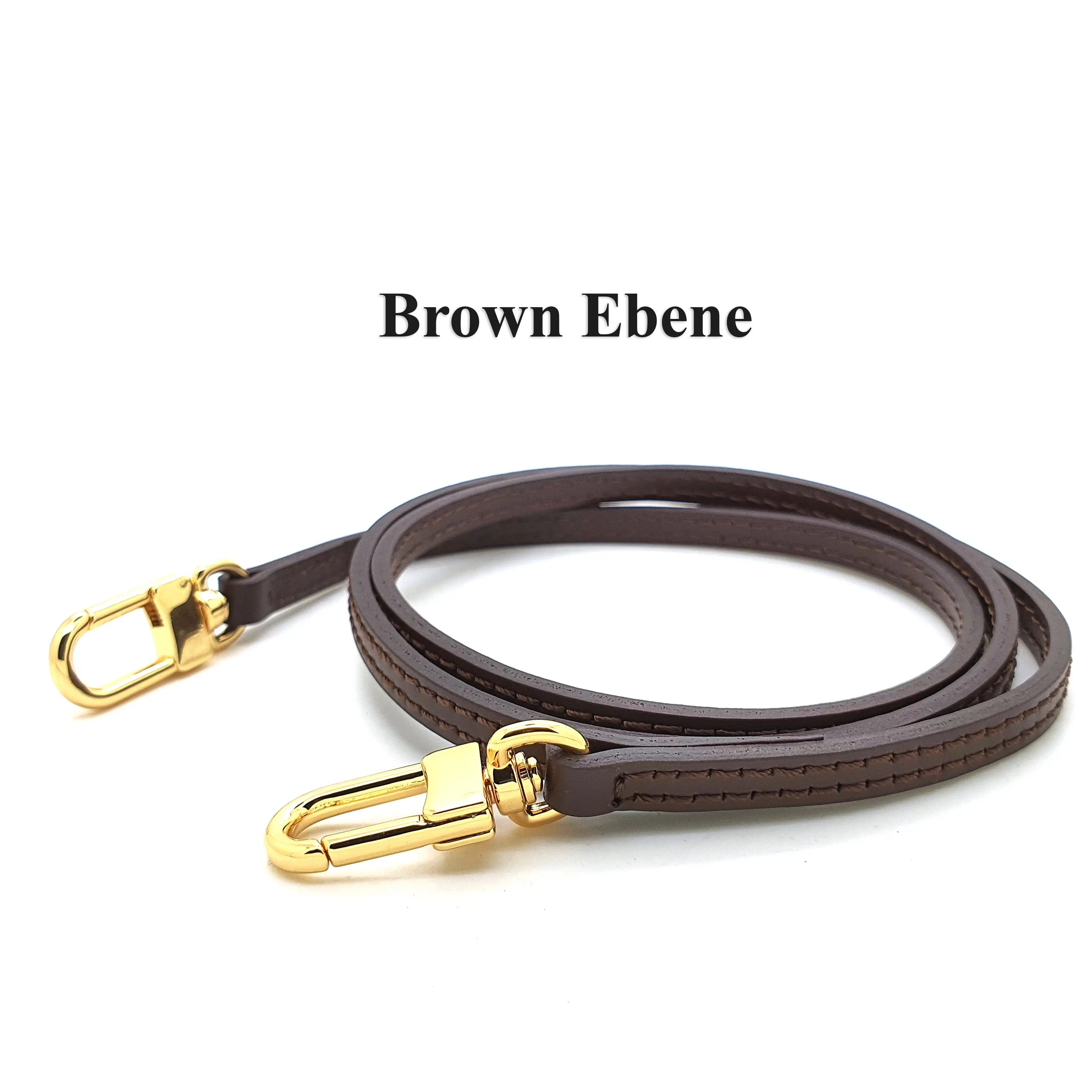 1/4" 7mm genuine leather ultra thin crossbody strap - 7 colors - 6 sizes dressupyourpurse